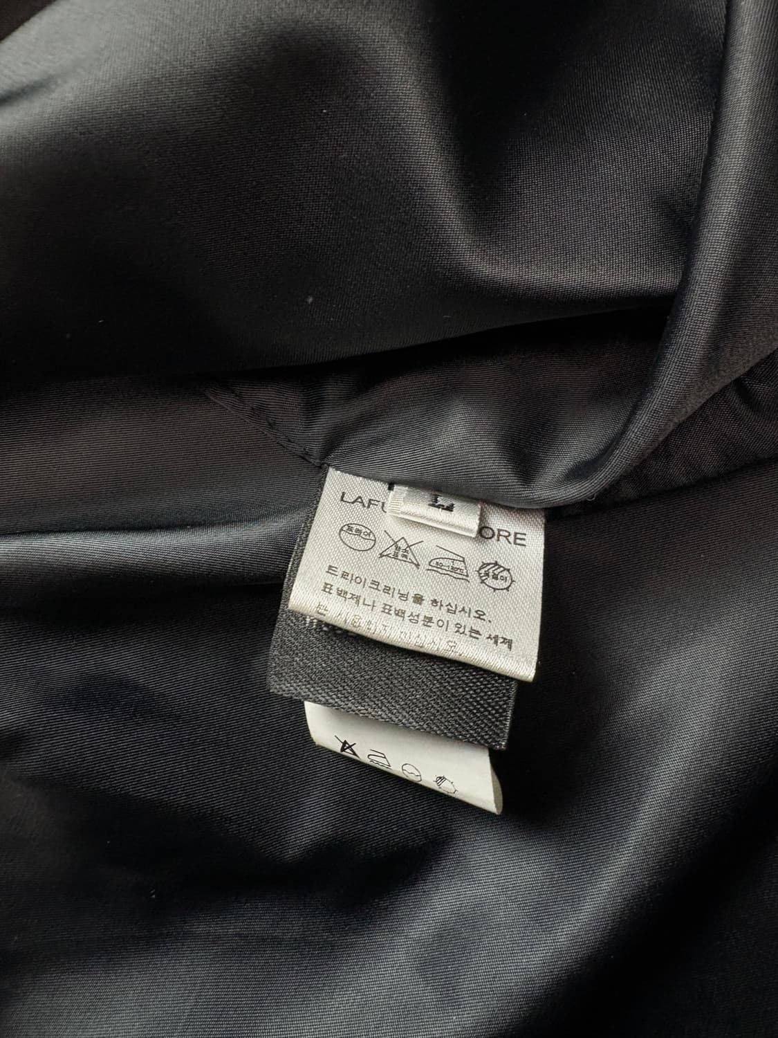 라퍼지스토어 오버핏 울 발마칸 코트 블랙 2223 상품이미지3