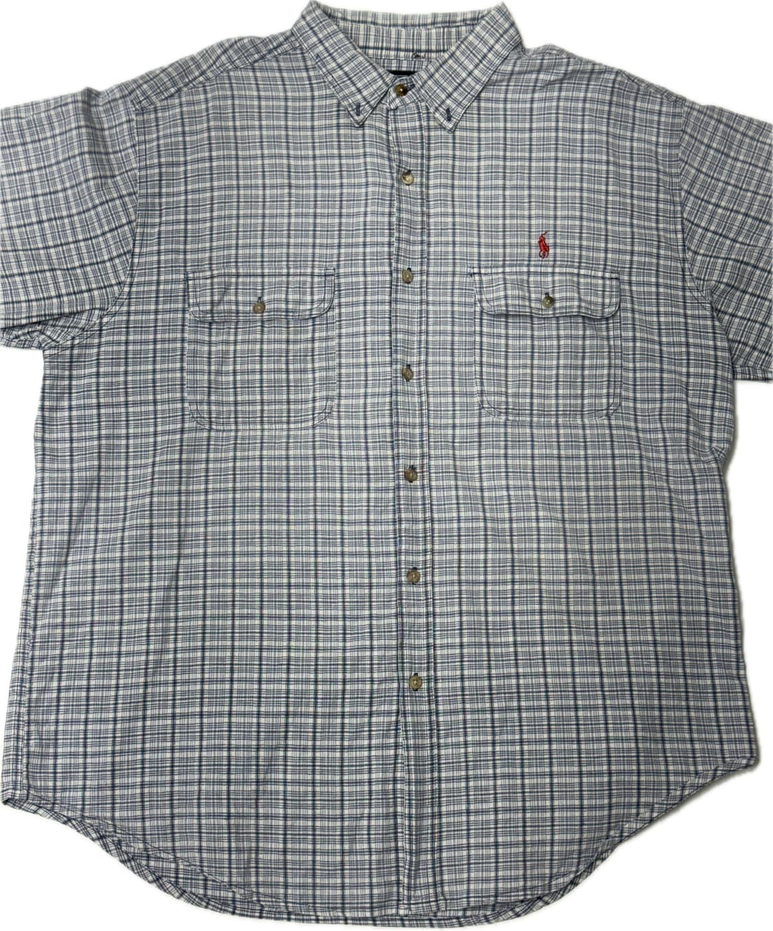 90‘s MADE IN U.S.A. 랄프로렌 반팔 셔츠 상품이미지1