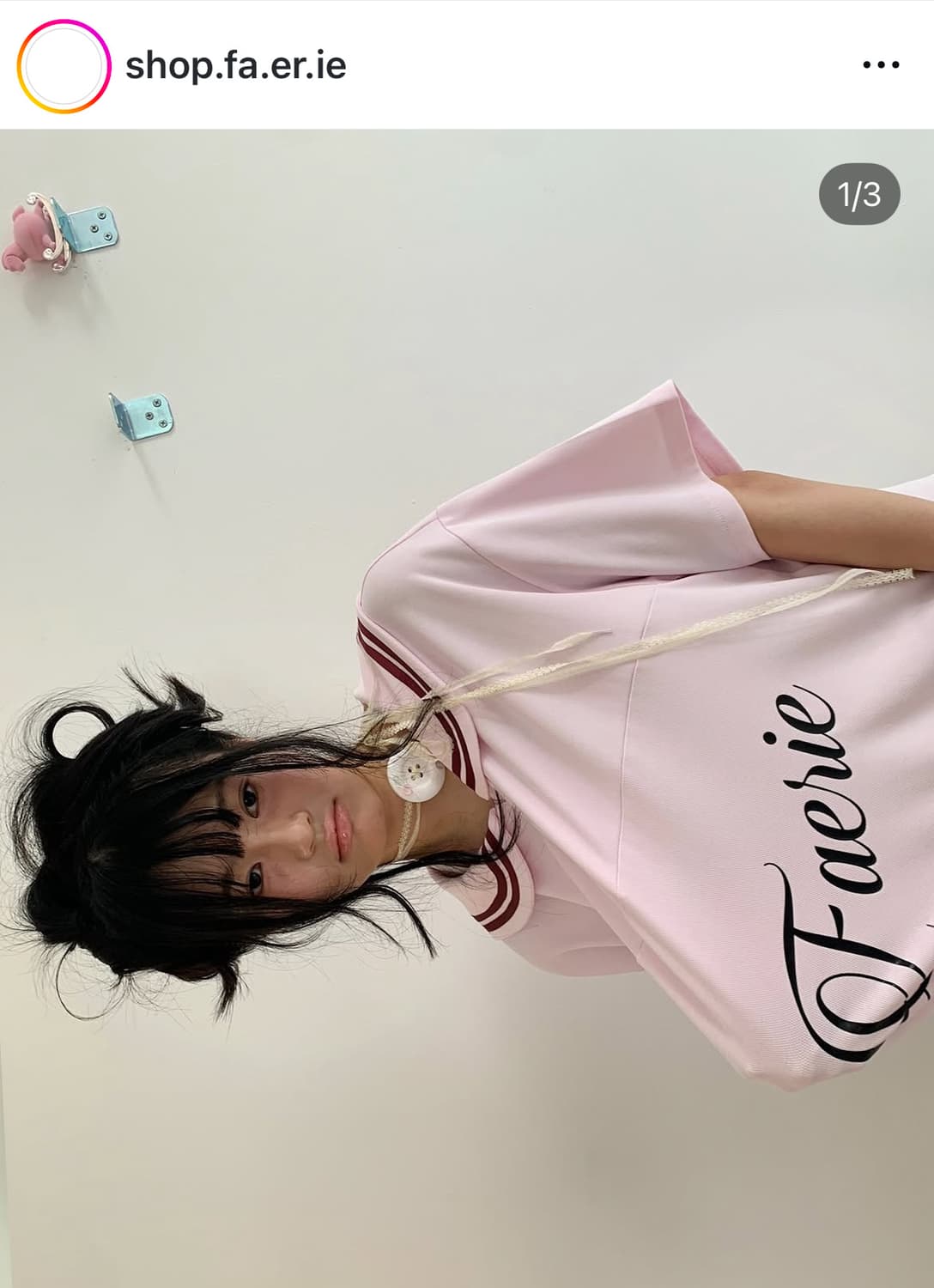 샵페어리 단추 레이스 목걸이 상품이미지1