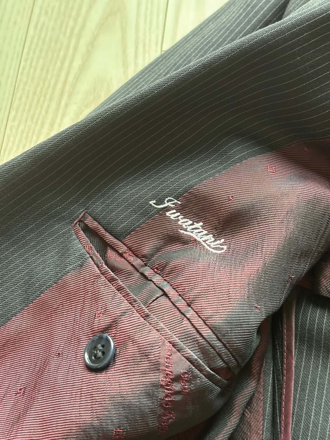 Pinstripe Double Breasted Blazer Set-up 상품이미지6