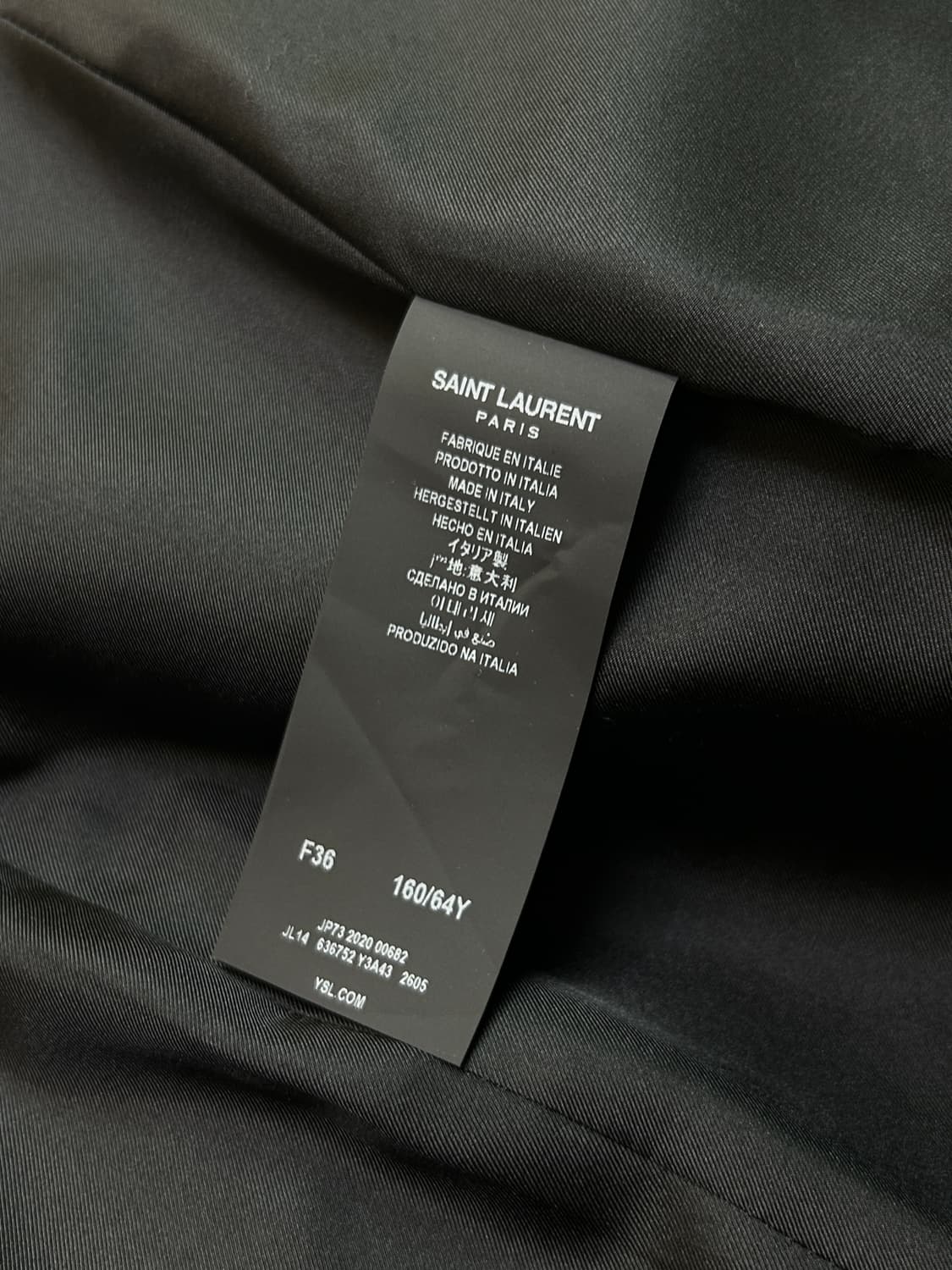 Saint Laurent Paris 커멜색 랩 스커트 상품이미지7