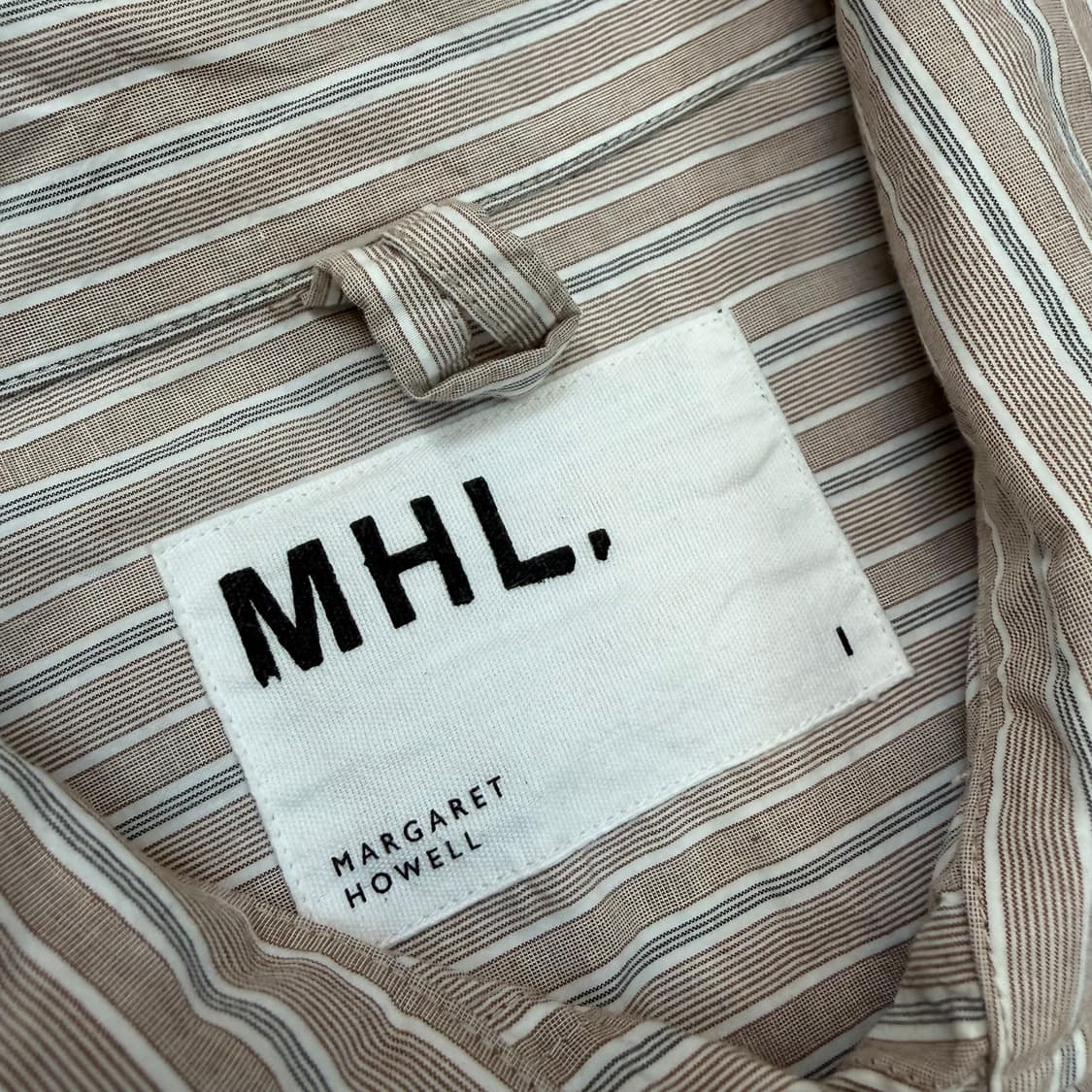 MHL 마가렛호웰 스트라이프 풀오버 셔츠  상품이미지2