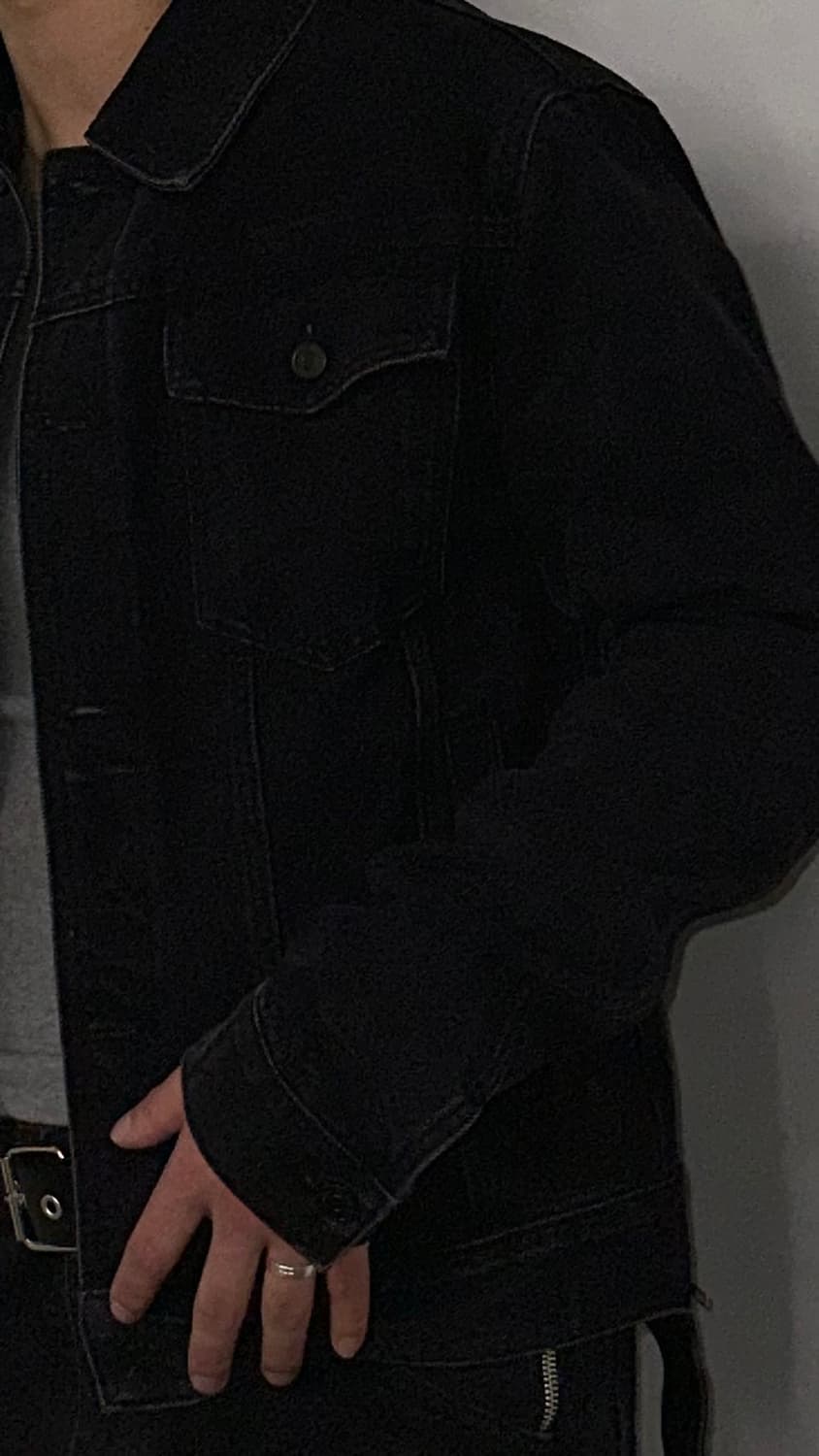 MPa 트러커 자켓 (TRUCKER JACKET_BLACK) 상품이미지3