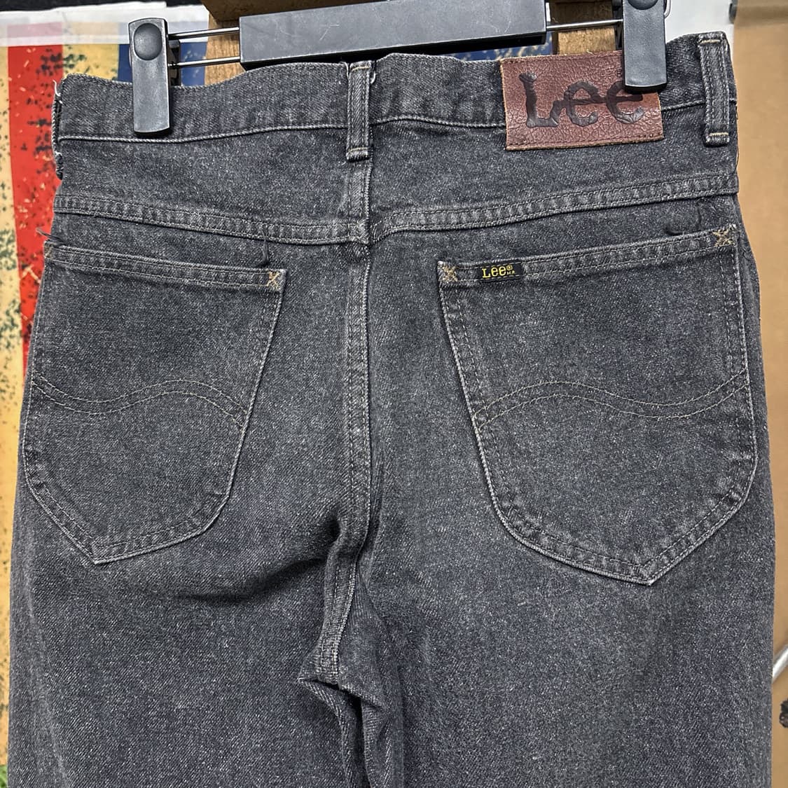 00s LEE 리 라이더스 테이퍼드 핏 흑청 데님 팬츠 블랙 진 N697 상품이미지6