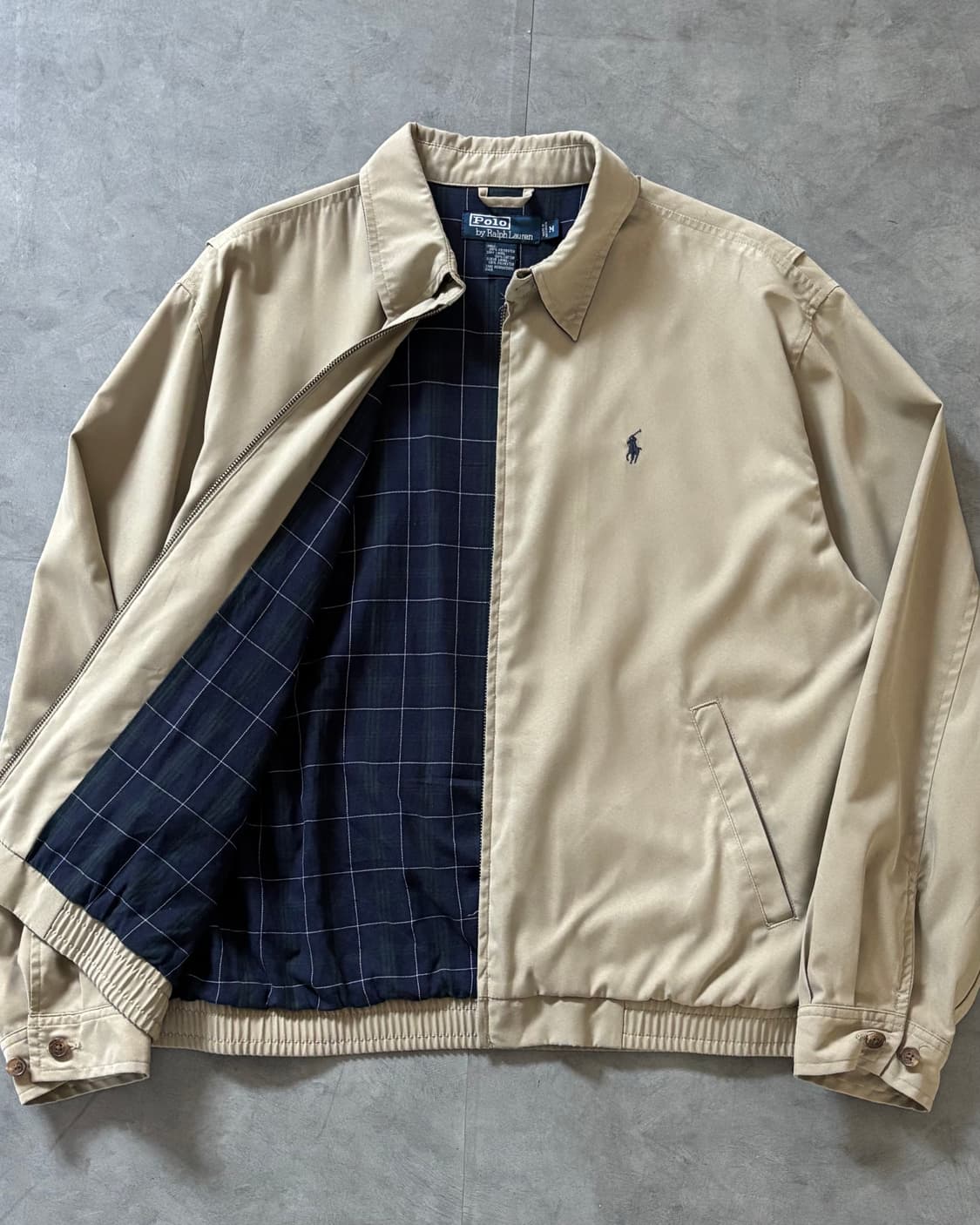 Polo 폴로 랄프로렌 베이지컬러 폴리쉘 헤링턴 자켓  상품이미지1