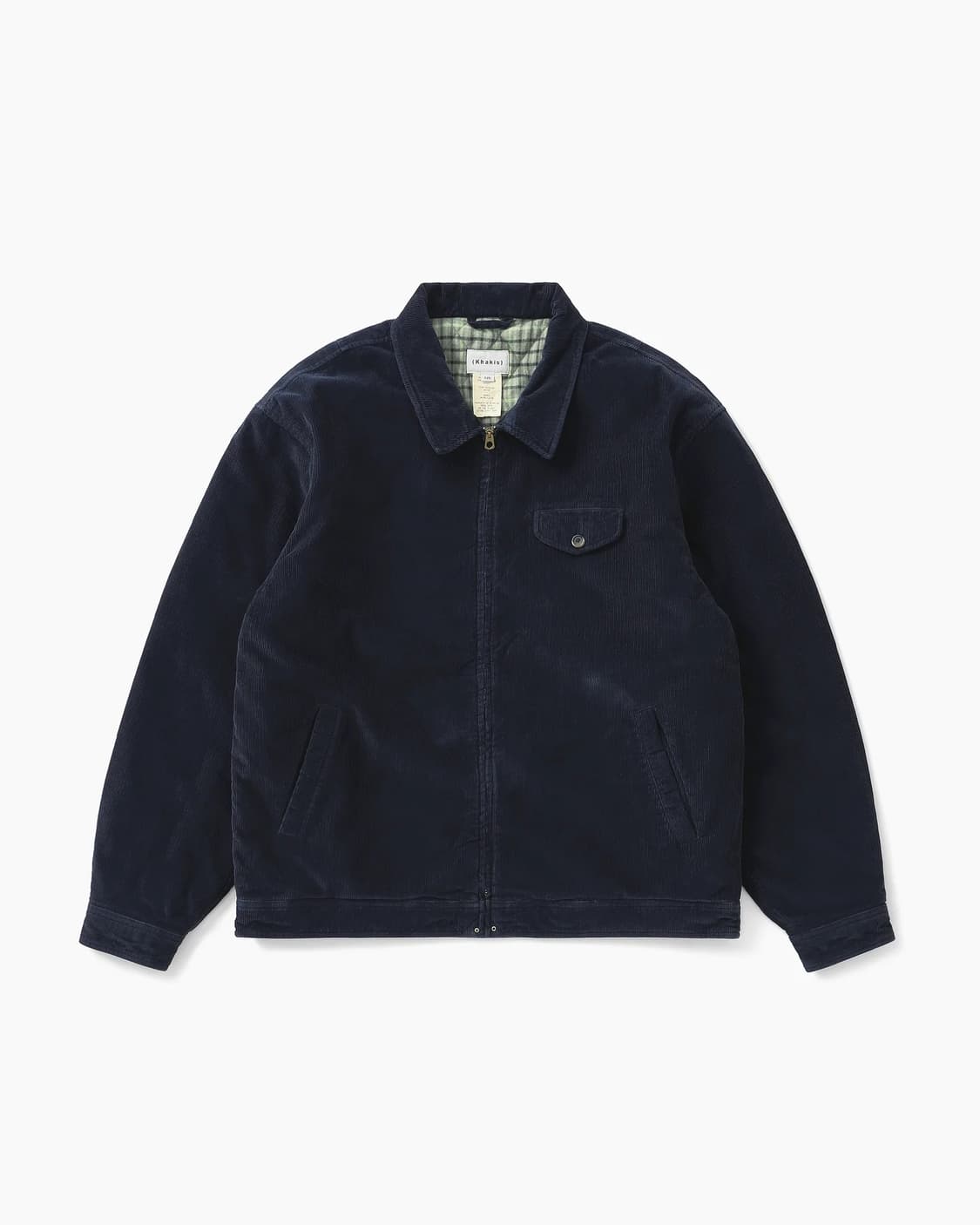 [M] 카키스 코듀로이 스윙 자켓 네이비 상품이미지1