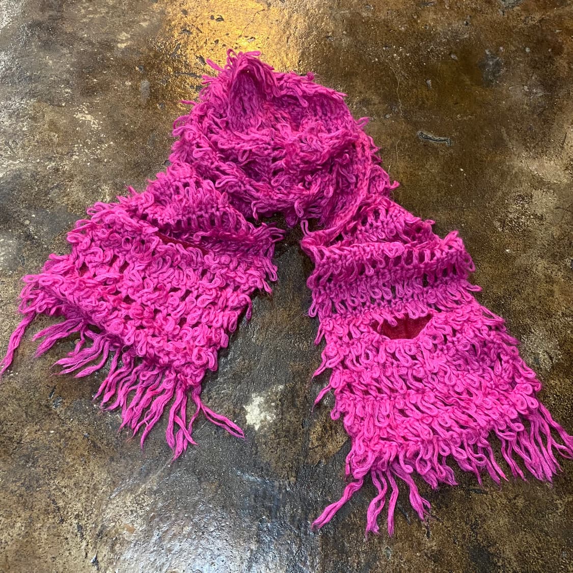 준야와타나베 모헤어 머플러 상품이미지2