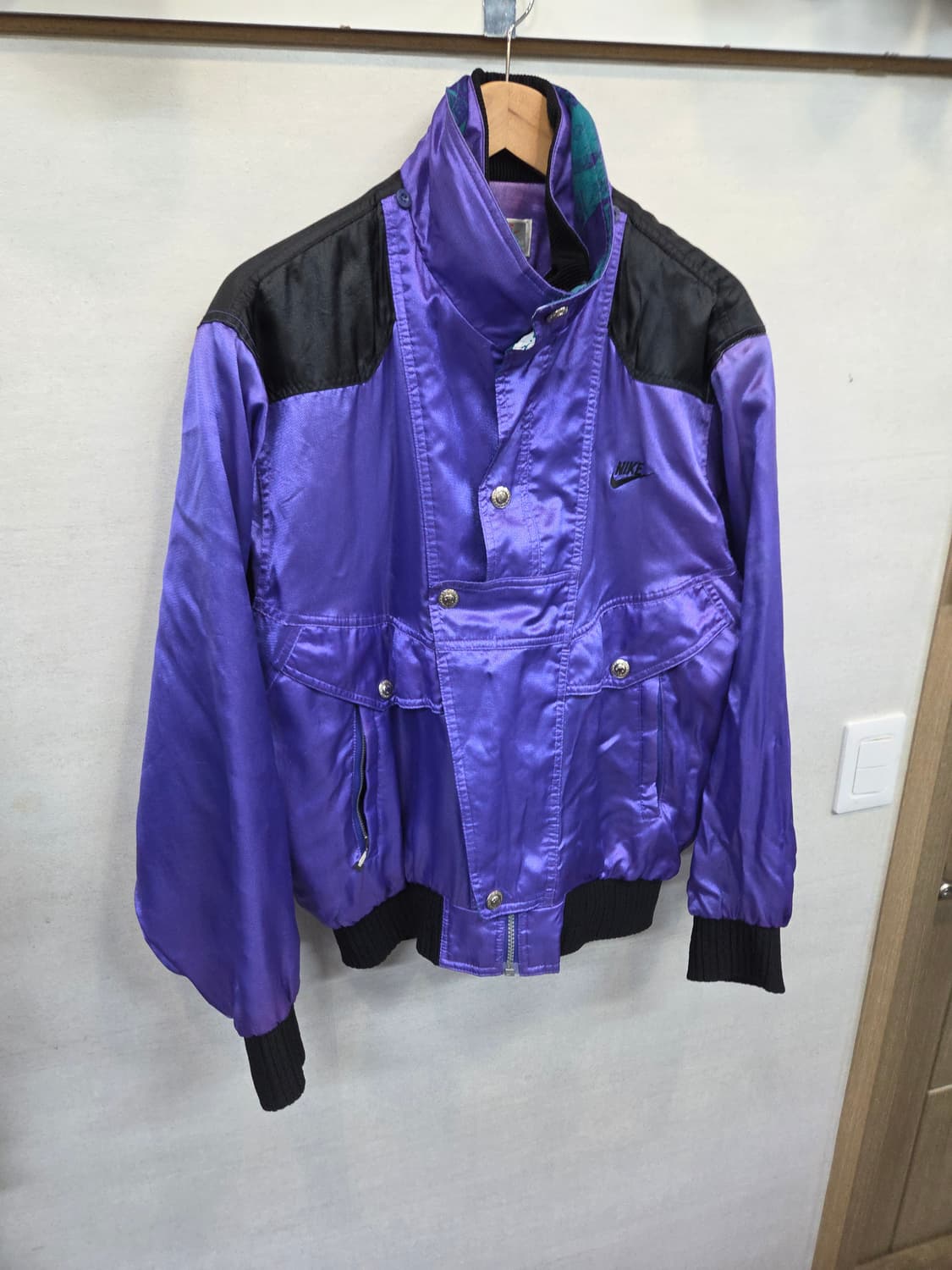 나이키 올드스쿨 빈티지 90s 삼나스포츠 이중카라 자켓 L 상품이미지6