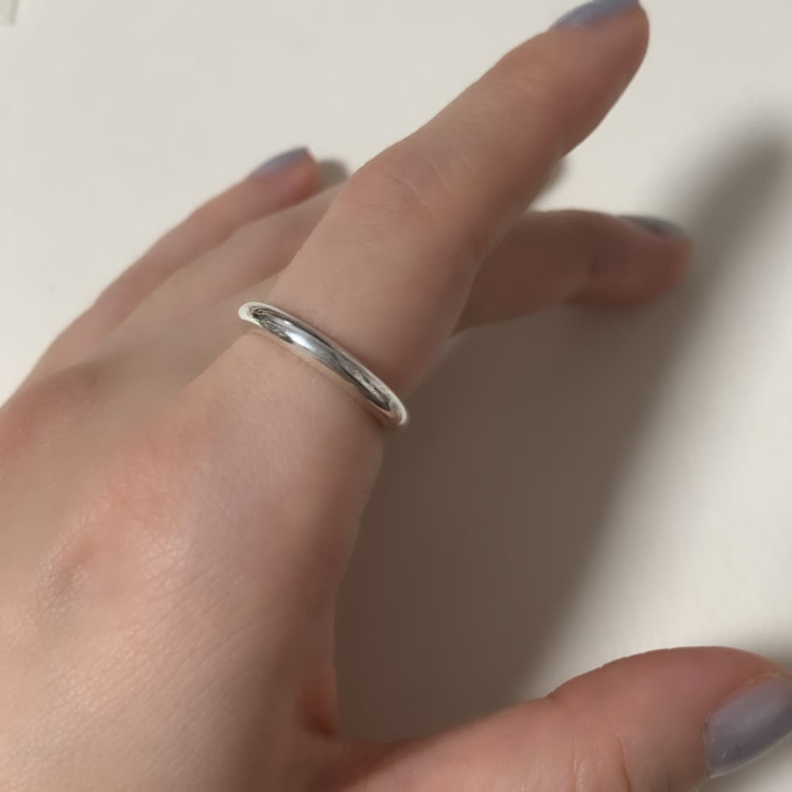 925실버 3미리 엥게이지반지 상품이미지4