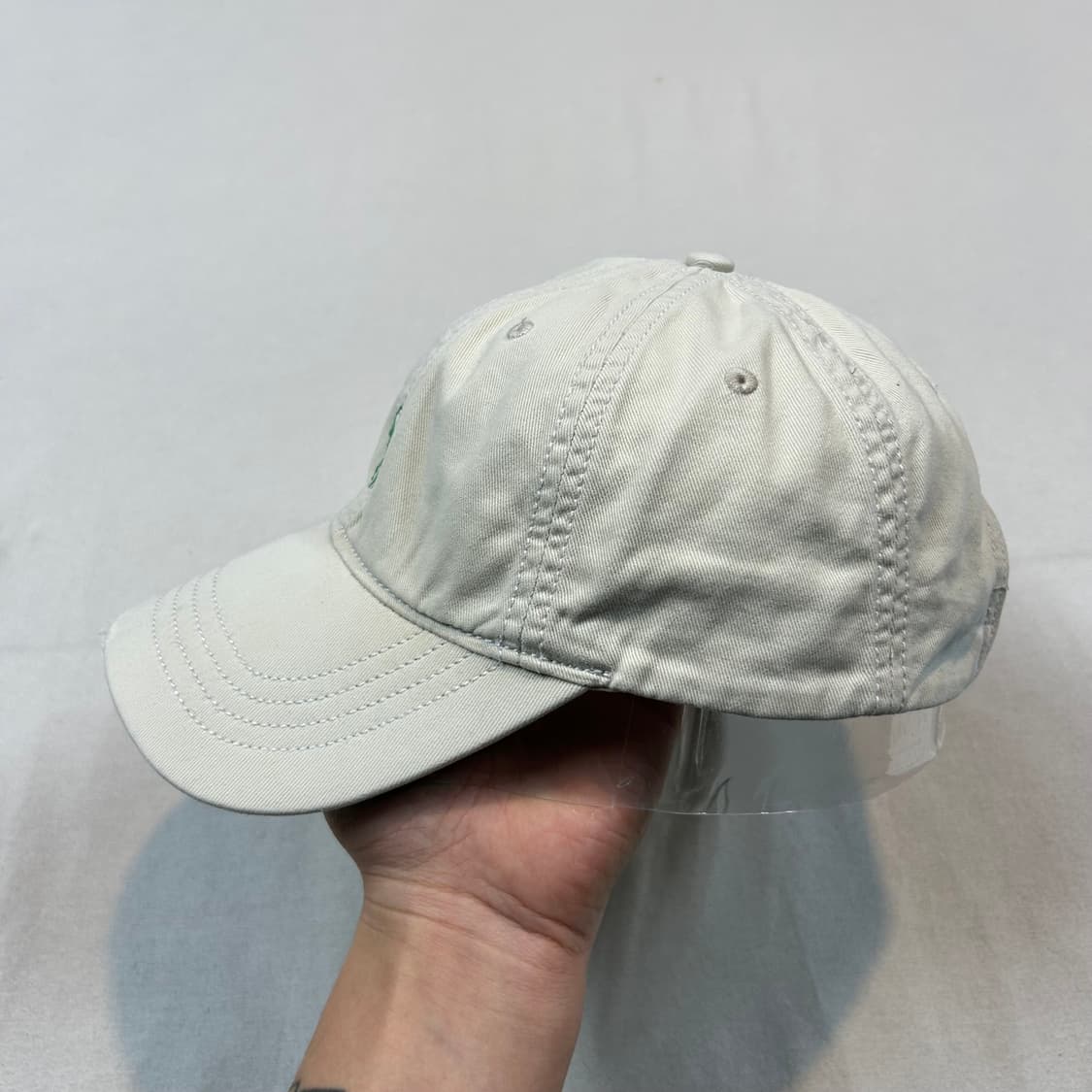 폴로 랄프로렌 베이지 볼캡 모자 가죽스트랩 정품 상품이미지4