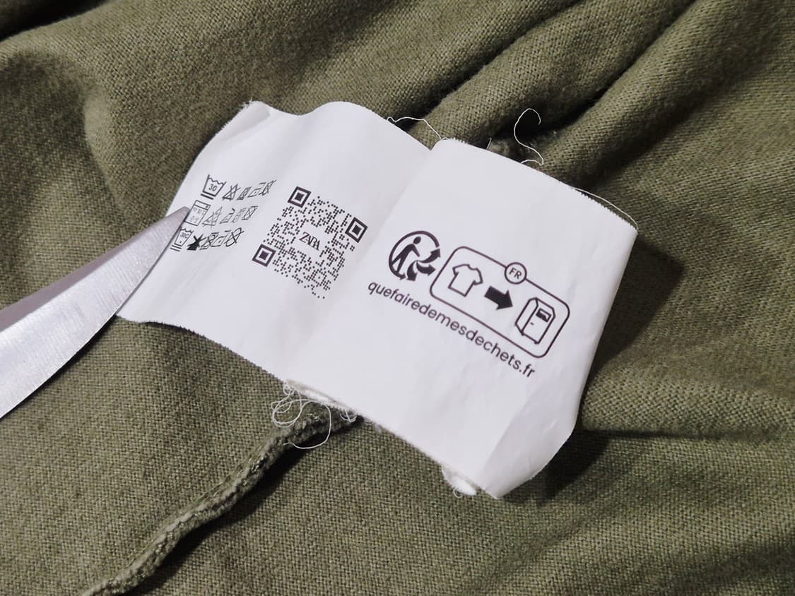 ZARA 자라 스트라이프 롱 슬리브 긴팔 티셔츠 올리브 상품이미지3