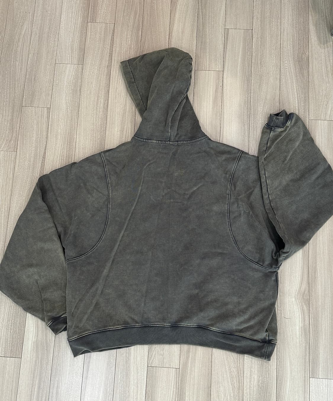 드네이지 오버사이즈 크랙 로고 후드티 상품이미지3