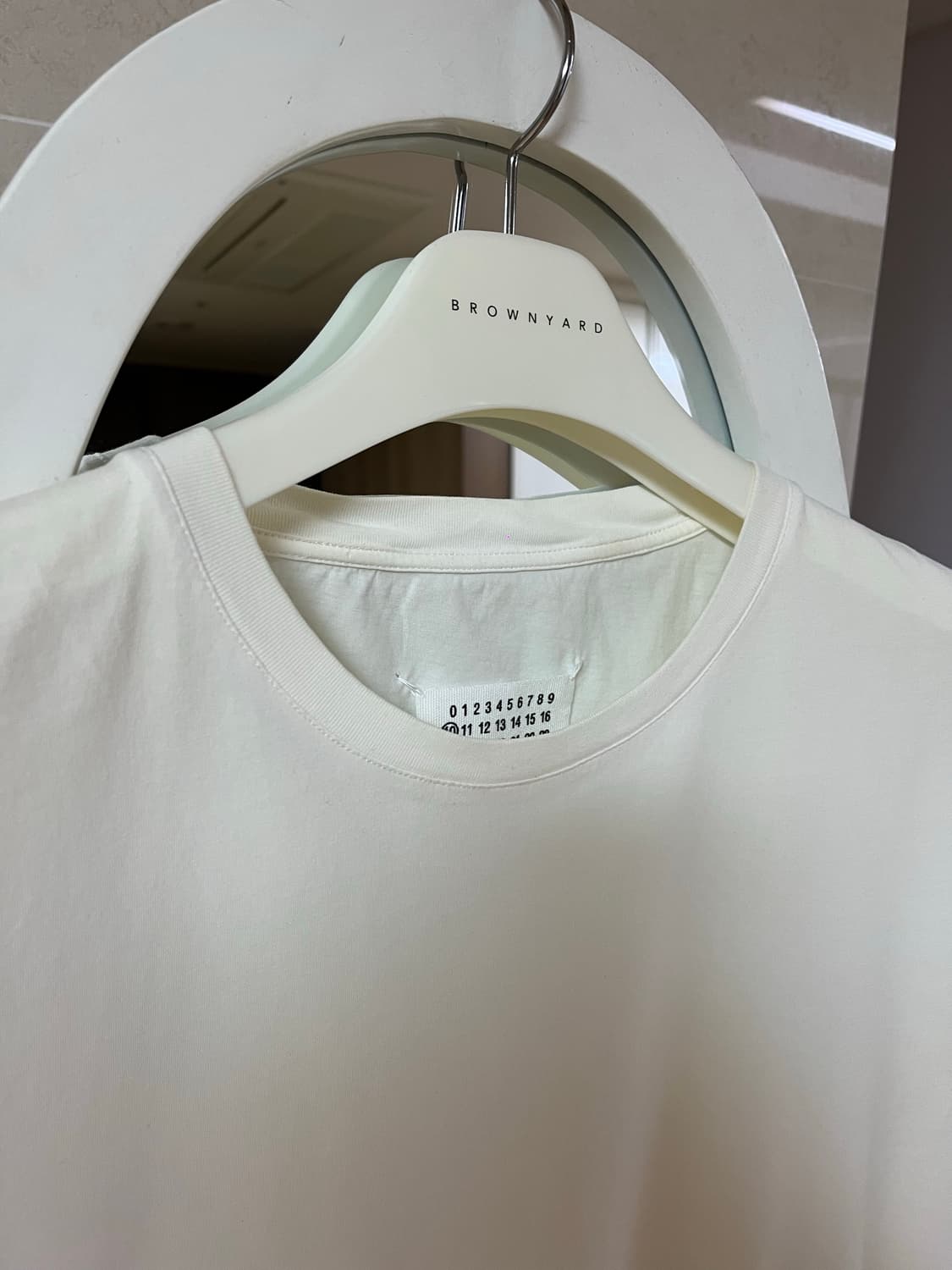 마르지엘라 반팔 티셔츠(화이트,민트) xl 상품이미지1