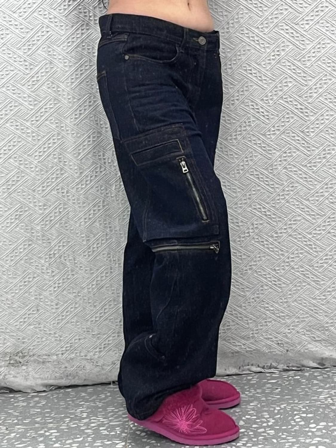 인세인개러지 올드스쿨 스트릿 카고 데님팬츠 S C07912 상품이미지2