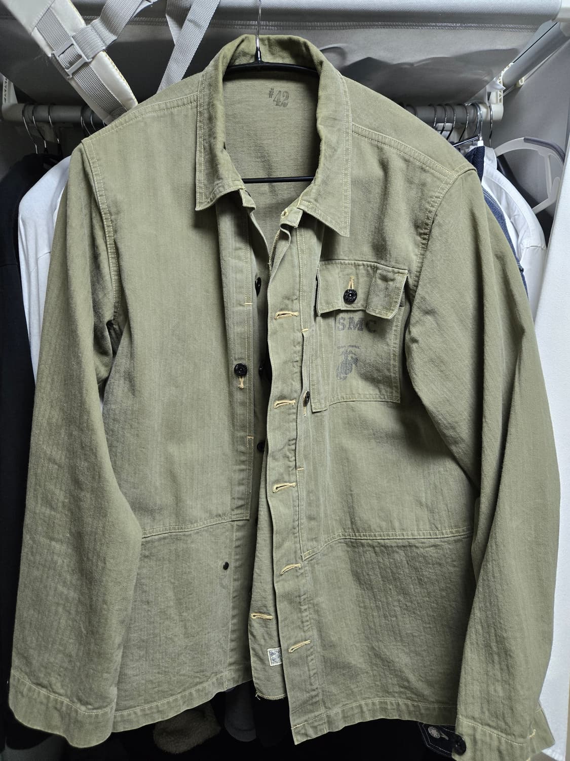 버즈릭슨 USMC M-1944 헤링본 유틸리티 자켓 (42) 상품이미지3