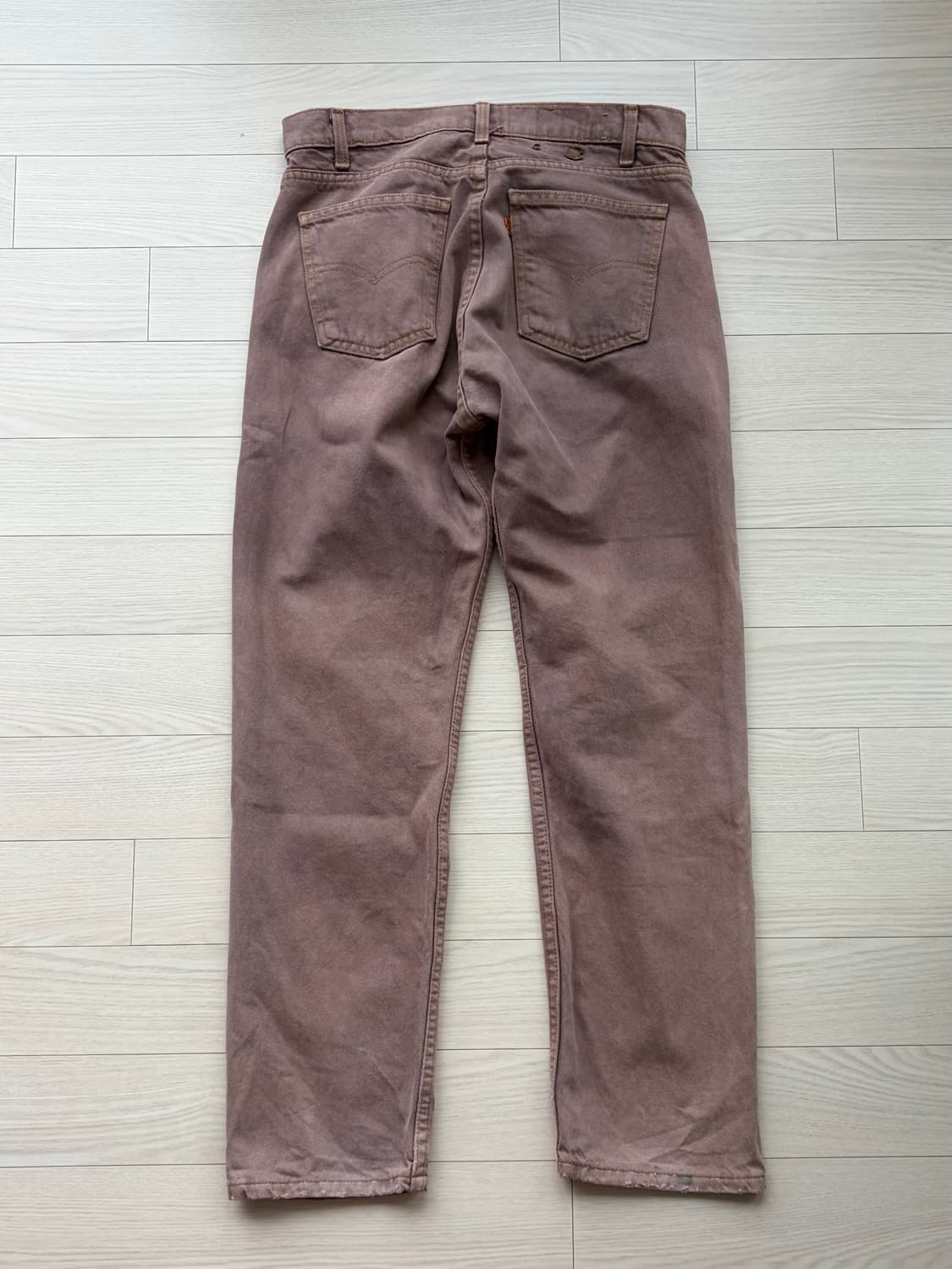 80s Levis 리바이스 오렌지탭 미제 505 브라운 데님 30 상품이미지4