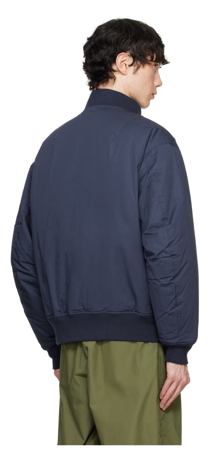 [L] 나나미카 / 인슐레이션 바시티 자켓 네이비 상품이미지4