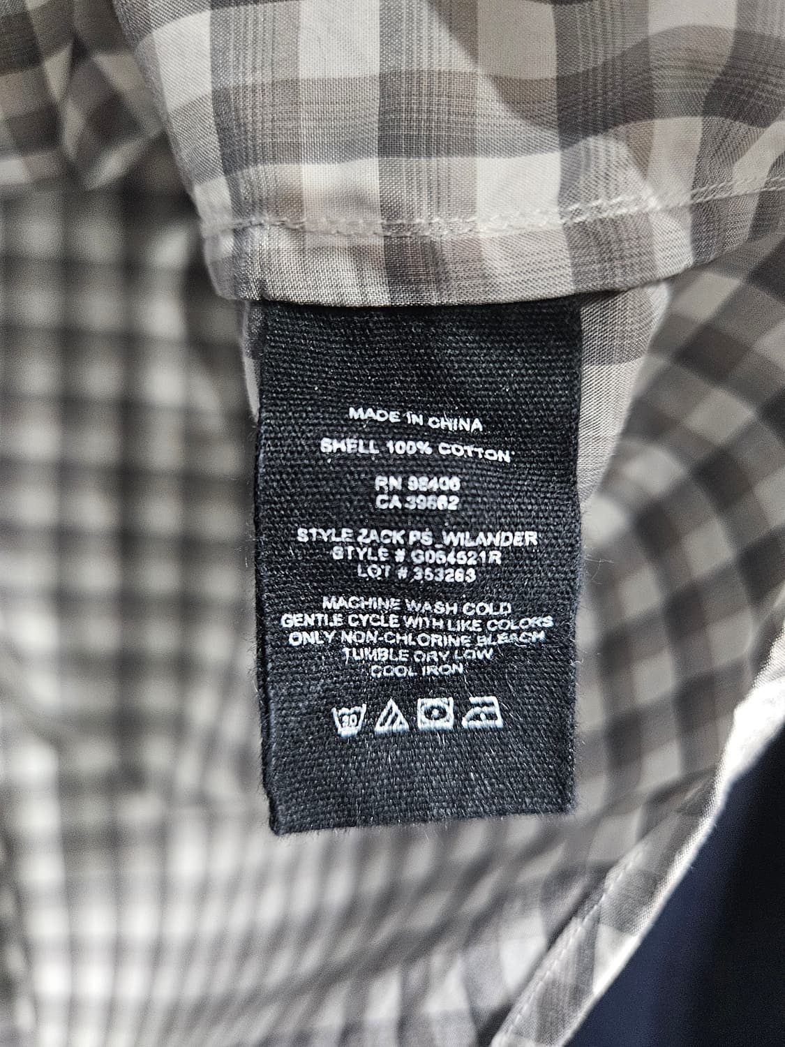 띠어리 스트라이프 체크 남성 슬림핏 95 긴팔셔츠  상품이미지8