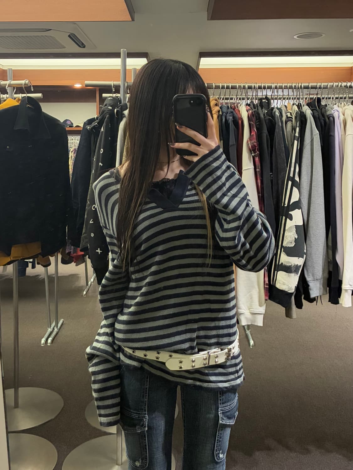 L)Paul Smith vintage v넥 스트라이프 니트 상품이미지1