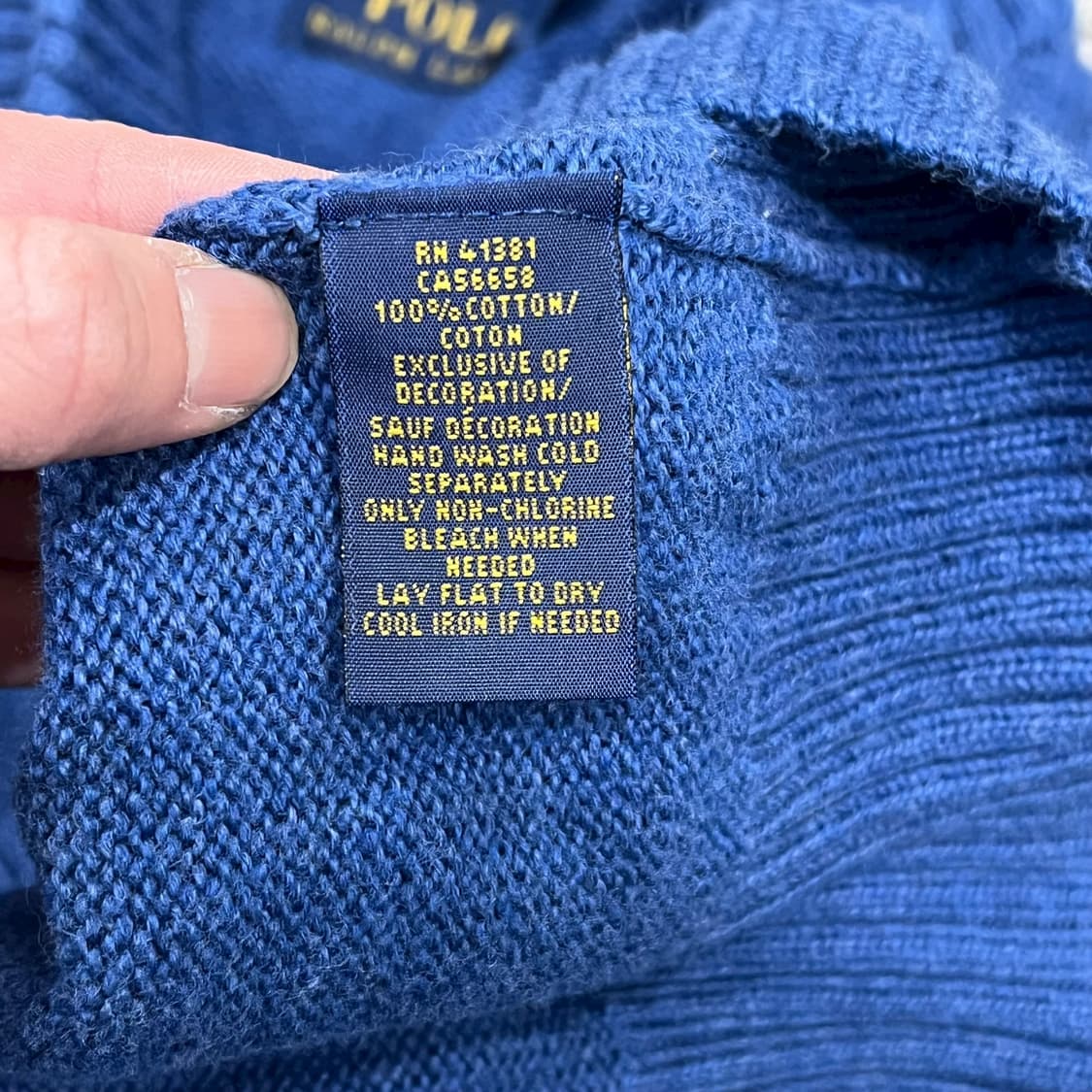 폴로 랄프로렌 반집업 니트 s08569 상품이미지8