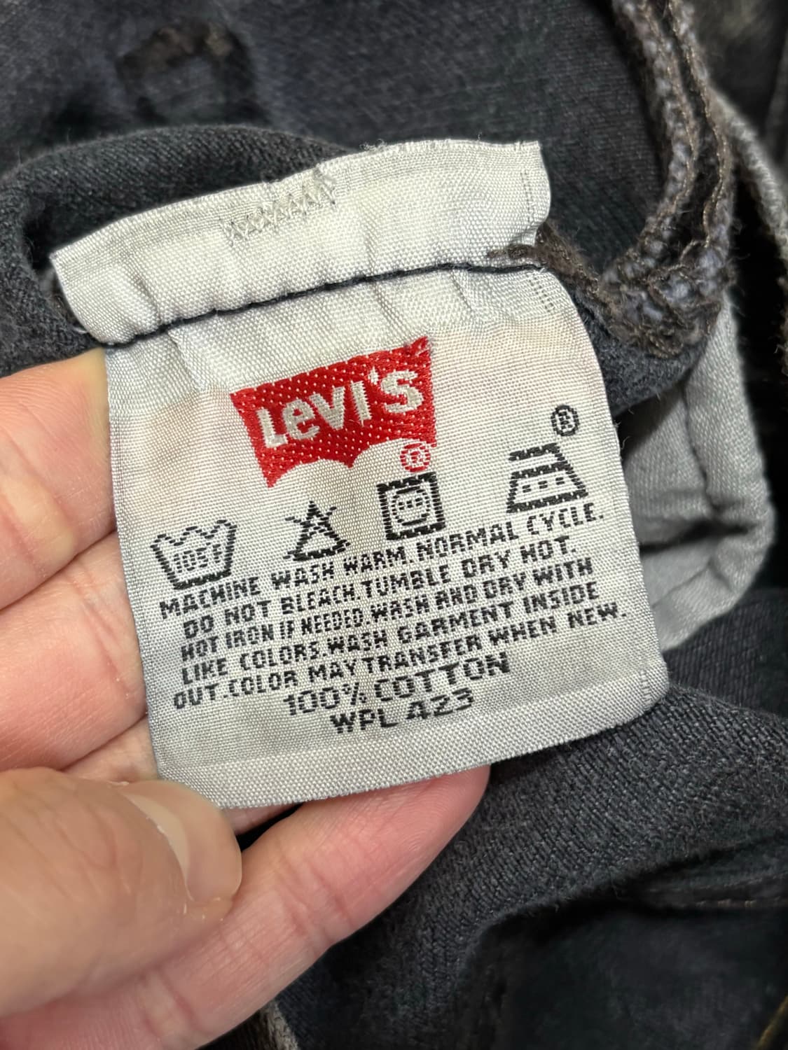 90s Levi’s 501 흑청 상품이미지8