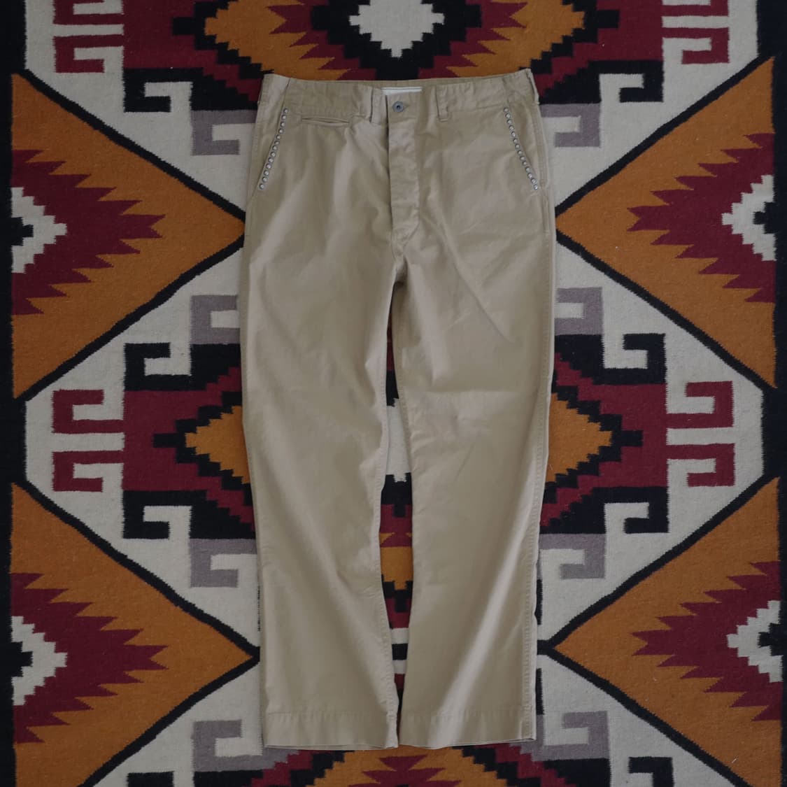 피어스 블랙아웃 커스텀 스터드 팬츠 상품이미지1