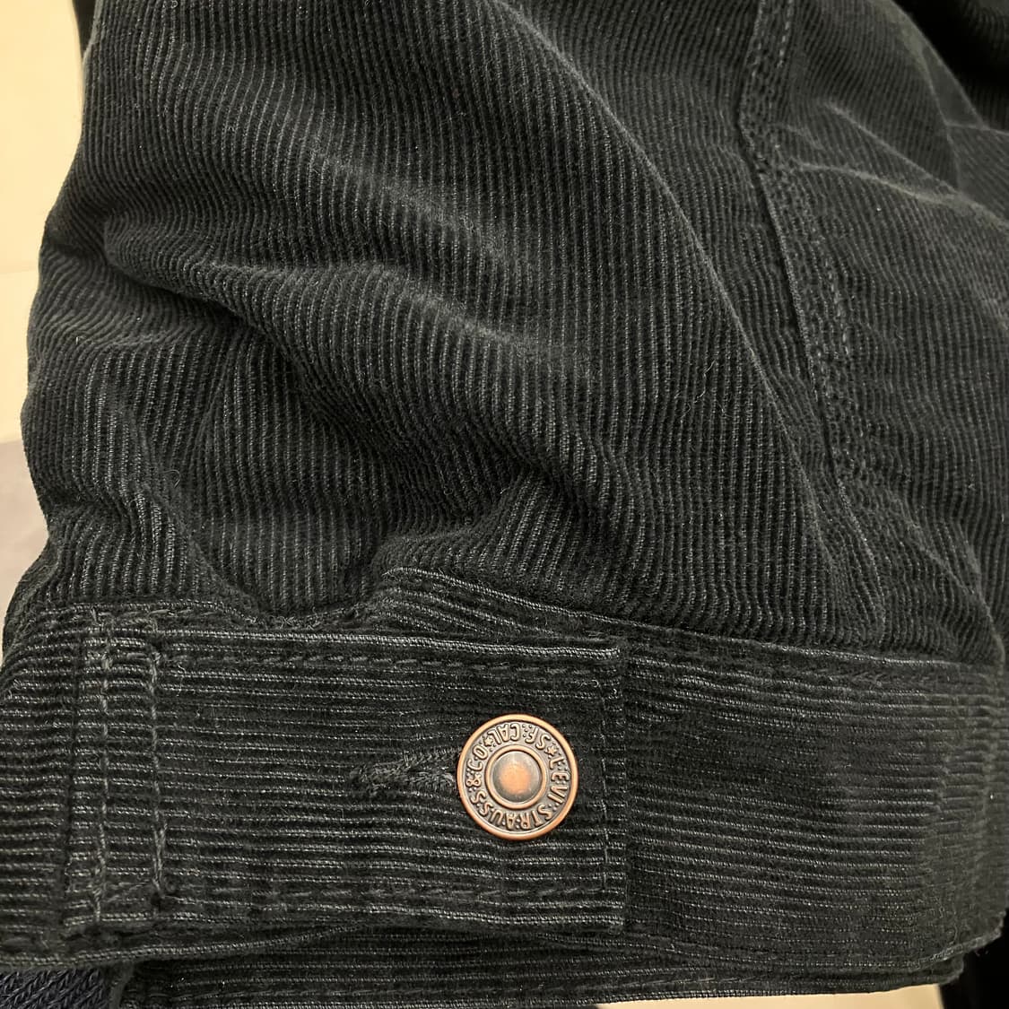 리바이스 블랙 코듀로이 트러커 자켓 M 상품이미지5