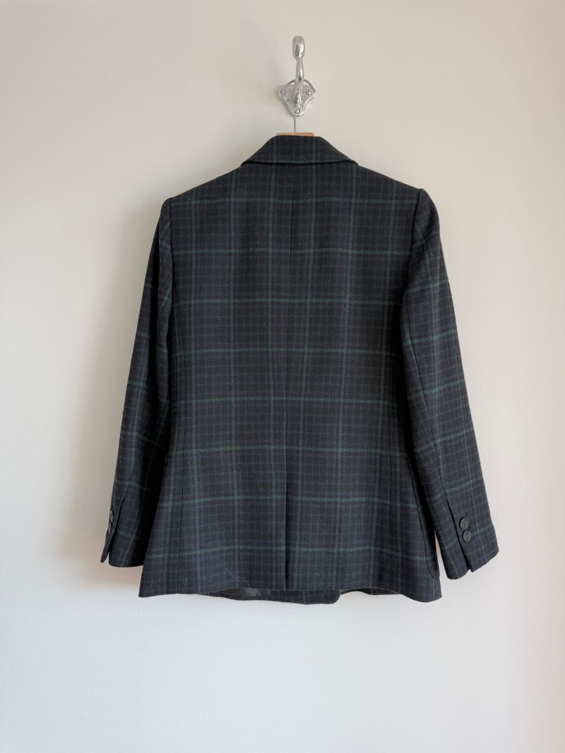 아쿠아스큐텀(Aquascutum) 울 체크 더블 자켓(이태리 패브릭) 상품이미지4