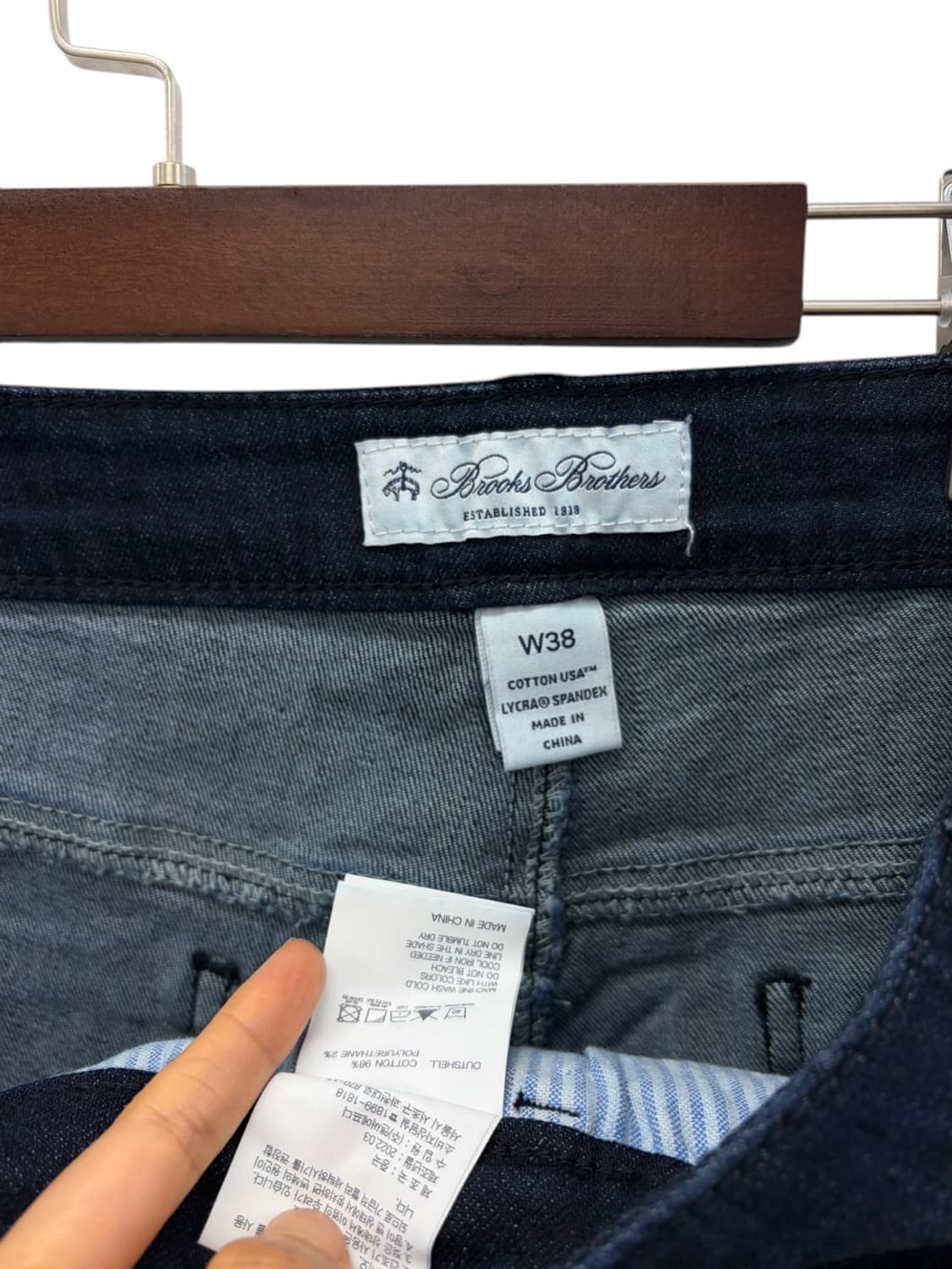 브룩스브라더스 데님팬츠 (38)  상품이미지5