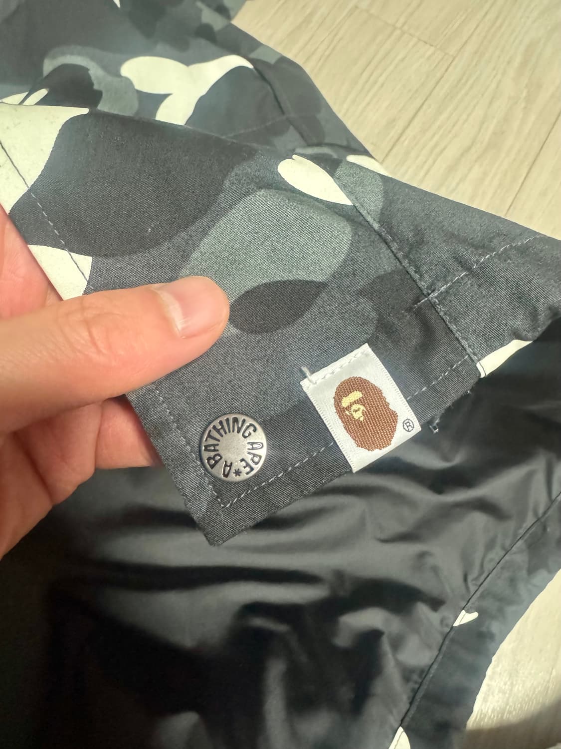 베이프 야광 샤크후드 바람막이 상품이미지6