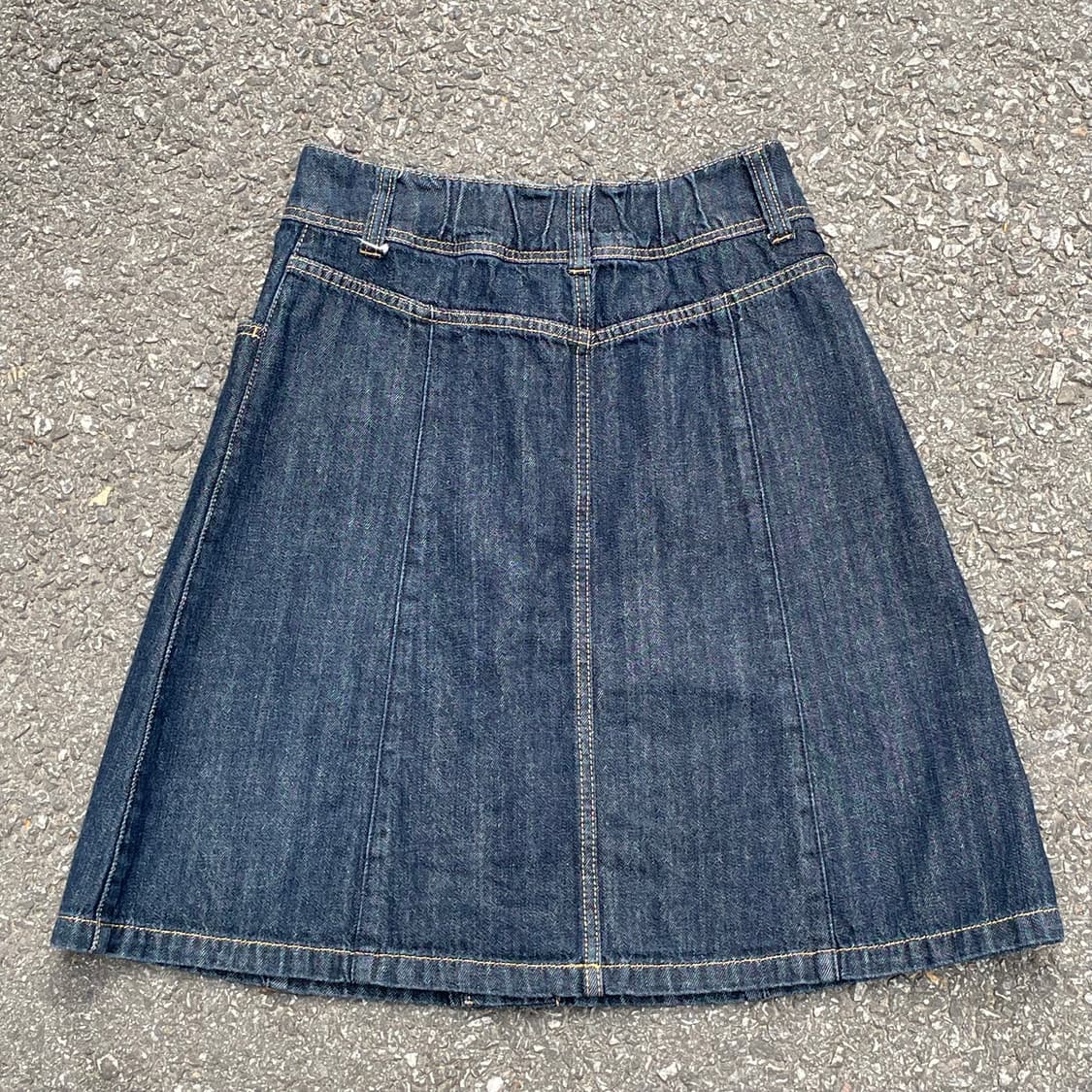 Navy 데님 스커트 p424 상품이미지4