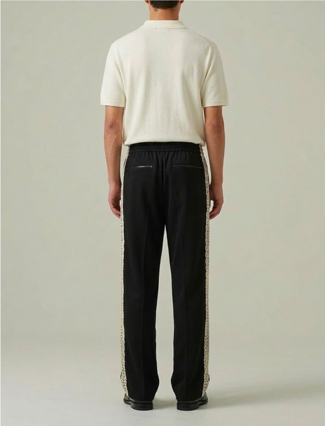 새상품 ) M 세븐셀라 시그니처 레이스 트랙팬츠 상품이미지4