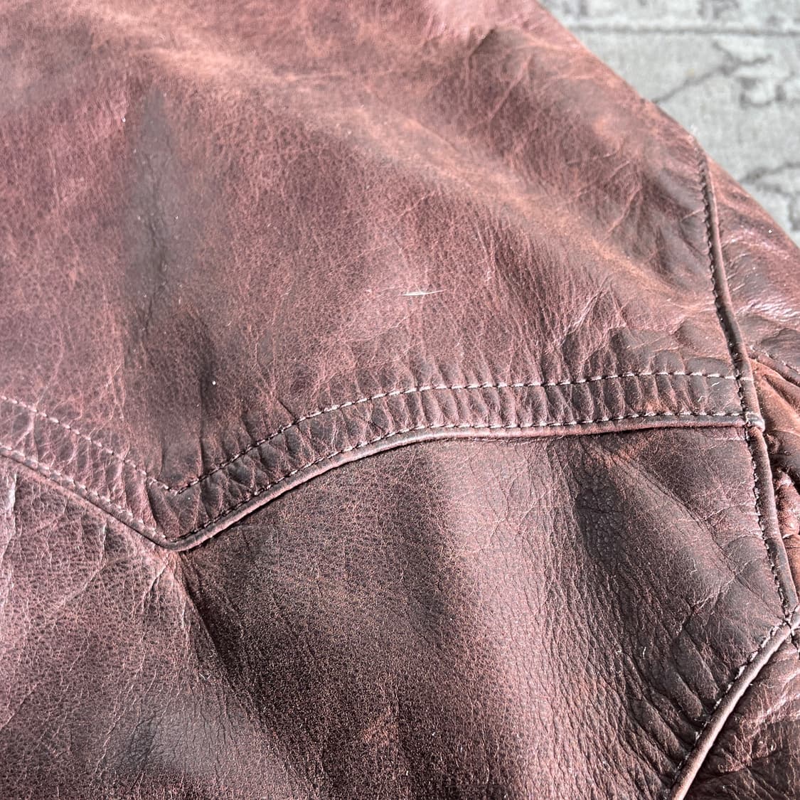 90s 말보로 클래식 이태리 메이드 레더 필드자켓 상품이미지5