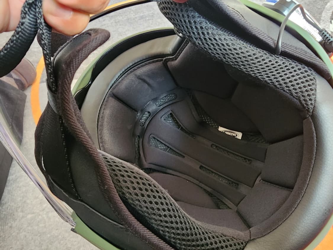 카베르그 밀리터리 그린 오픈페이스 헬맷(XL) 상품이미지8