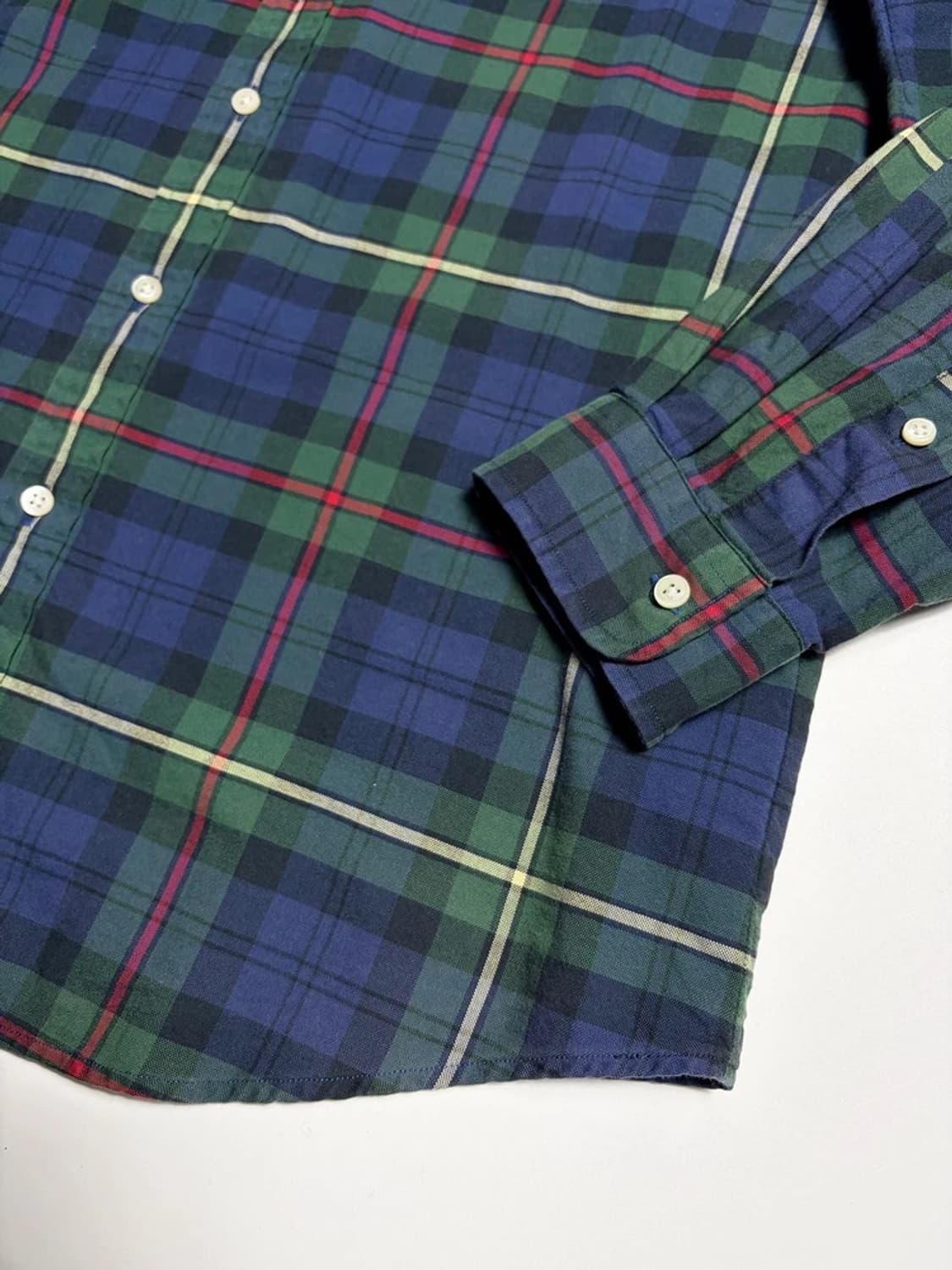 폴로 랄프로렌 신형 큐알 타탄 체크 버튼다운 셔츠 R1247 상품이미지4