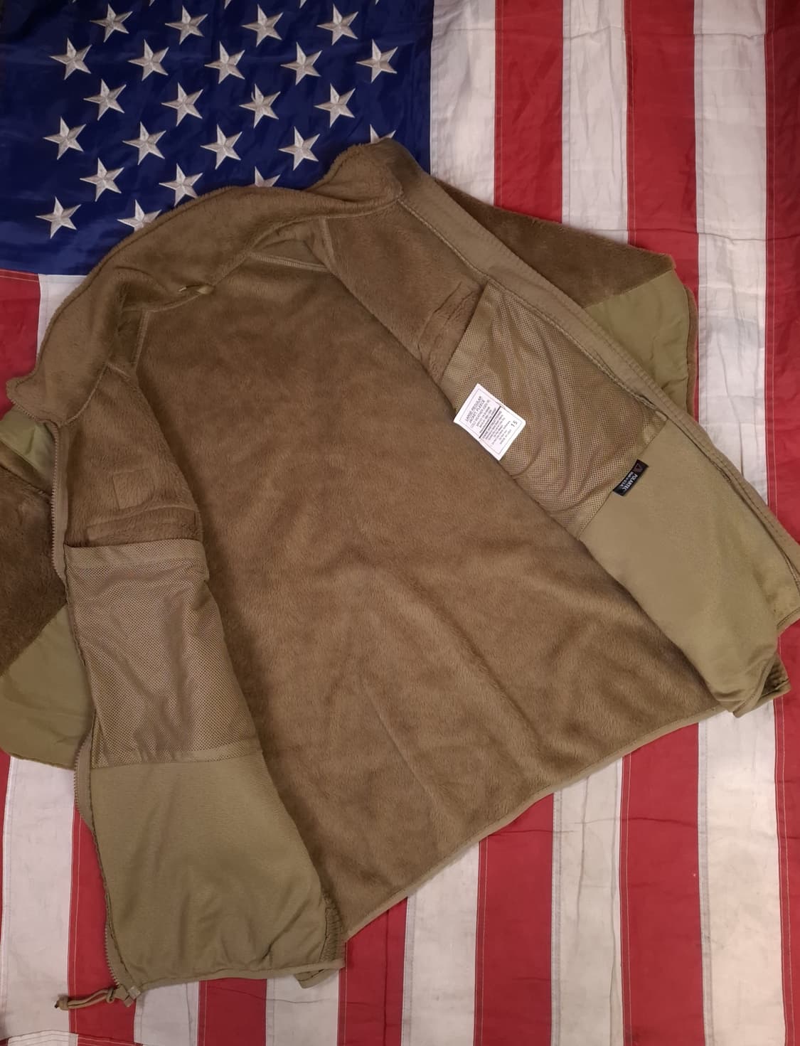 새제품 오리지날 미군 신형 OCP 폴라텍 후리스자켓 상품이미지5