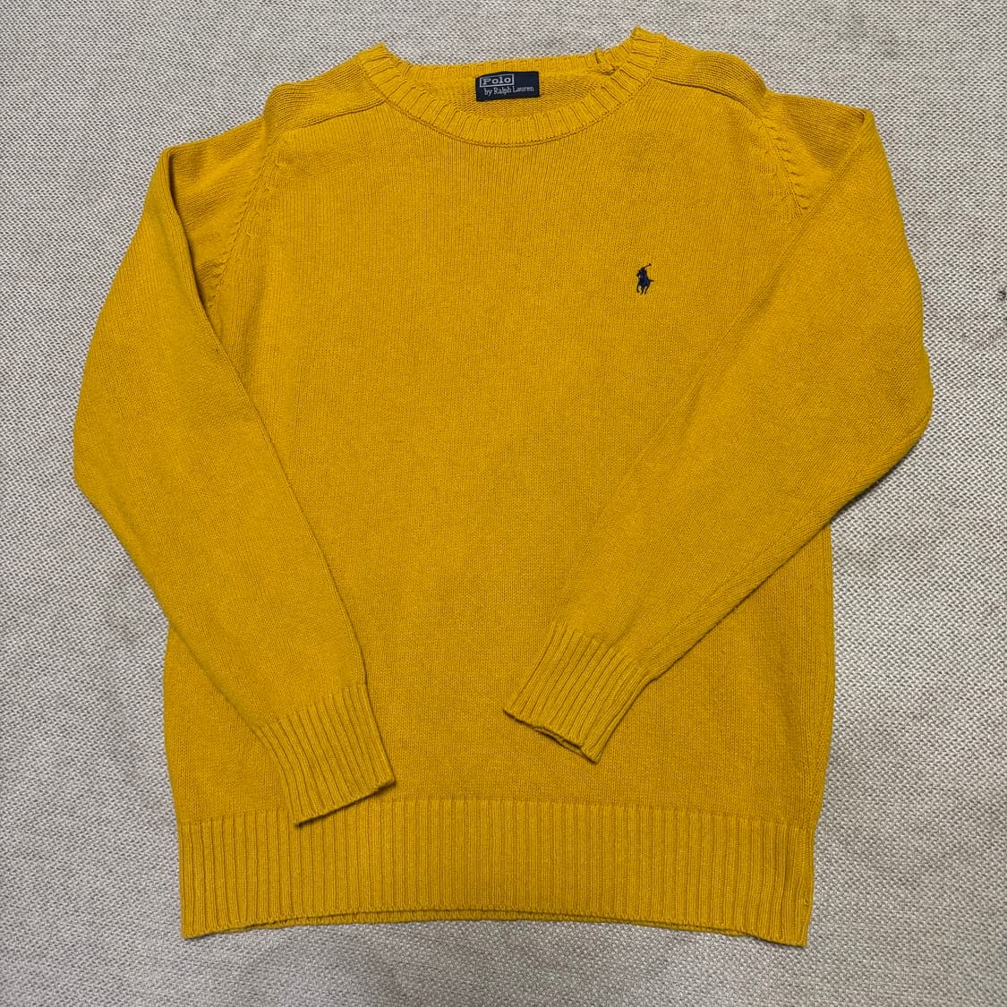 폴로 랄프로렌 옐로우 니트 상품이미지1