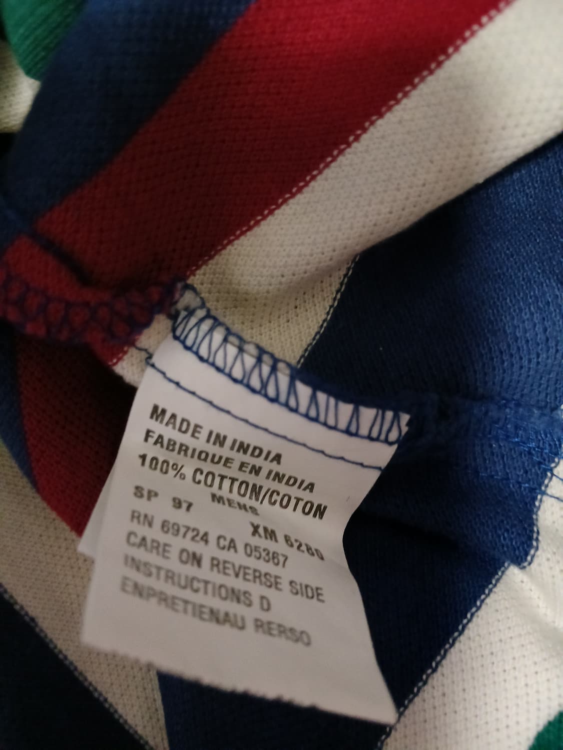 콜롬비아 90's 스트라이프 반팔 티셔츠 상품이미지4