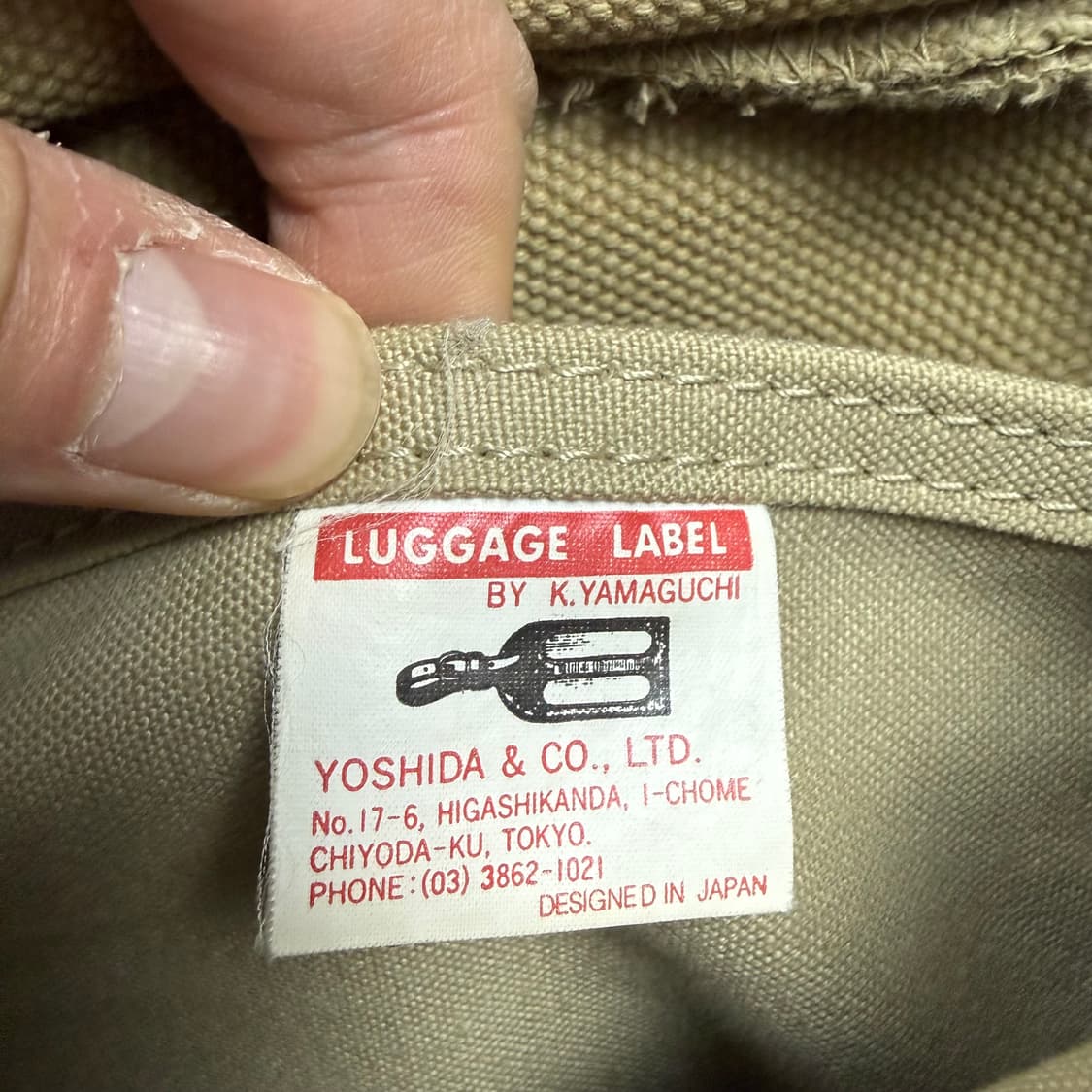요시다포터 러기지라벨 투웨이 캔버스 백팩 상품이미지9