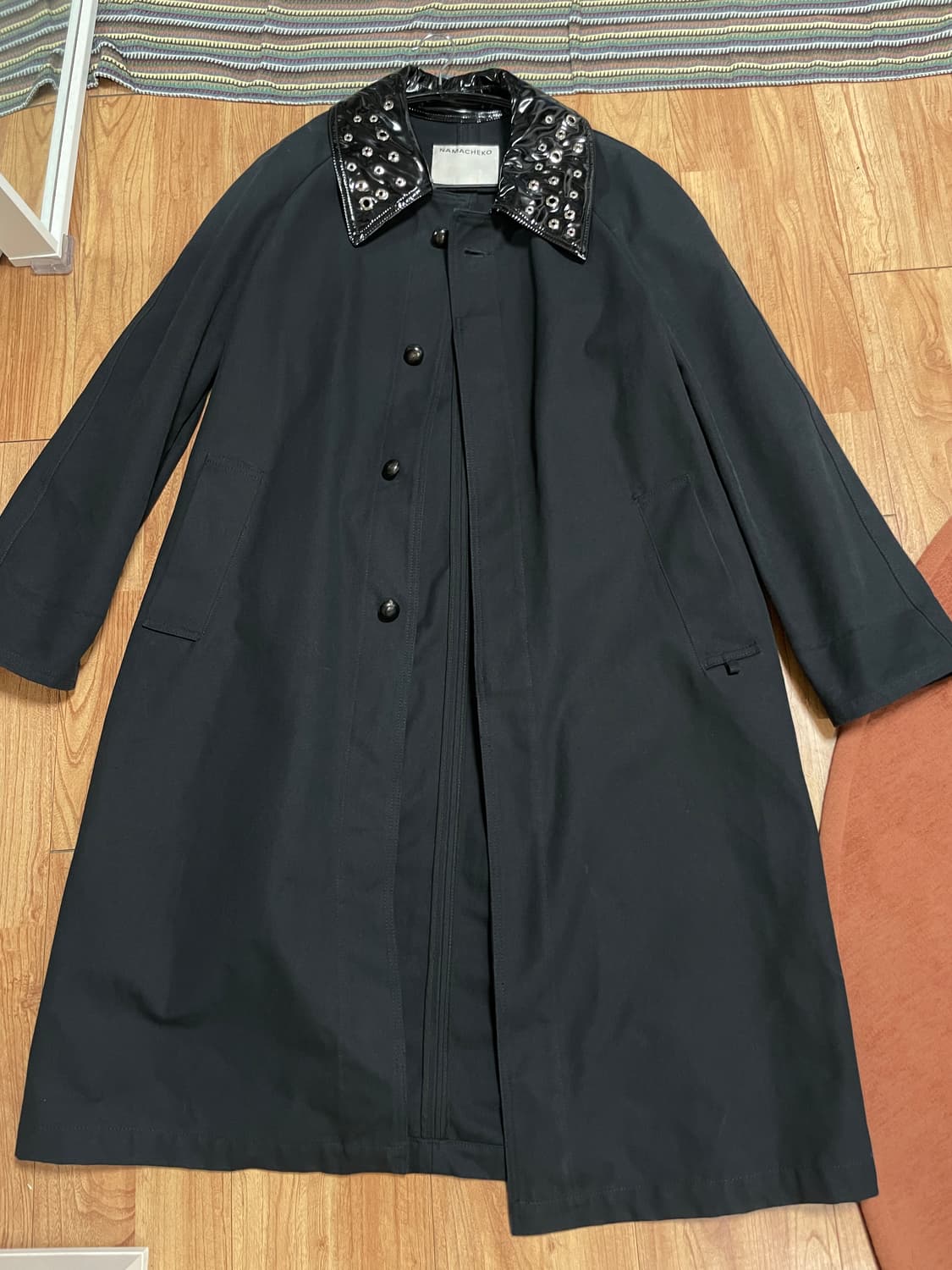 나마체코 아트란 데님 코트 상품이미지5