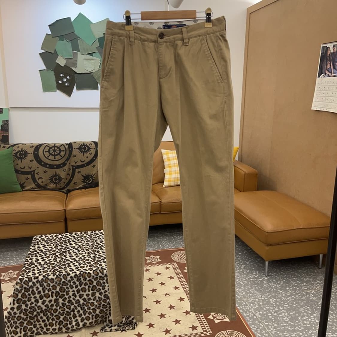 디키즈 빈티지 모던캐주얼 카멜 치노팬츠 면바지 28인치 C09402 상품이미지3