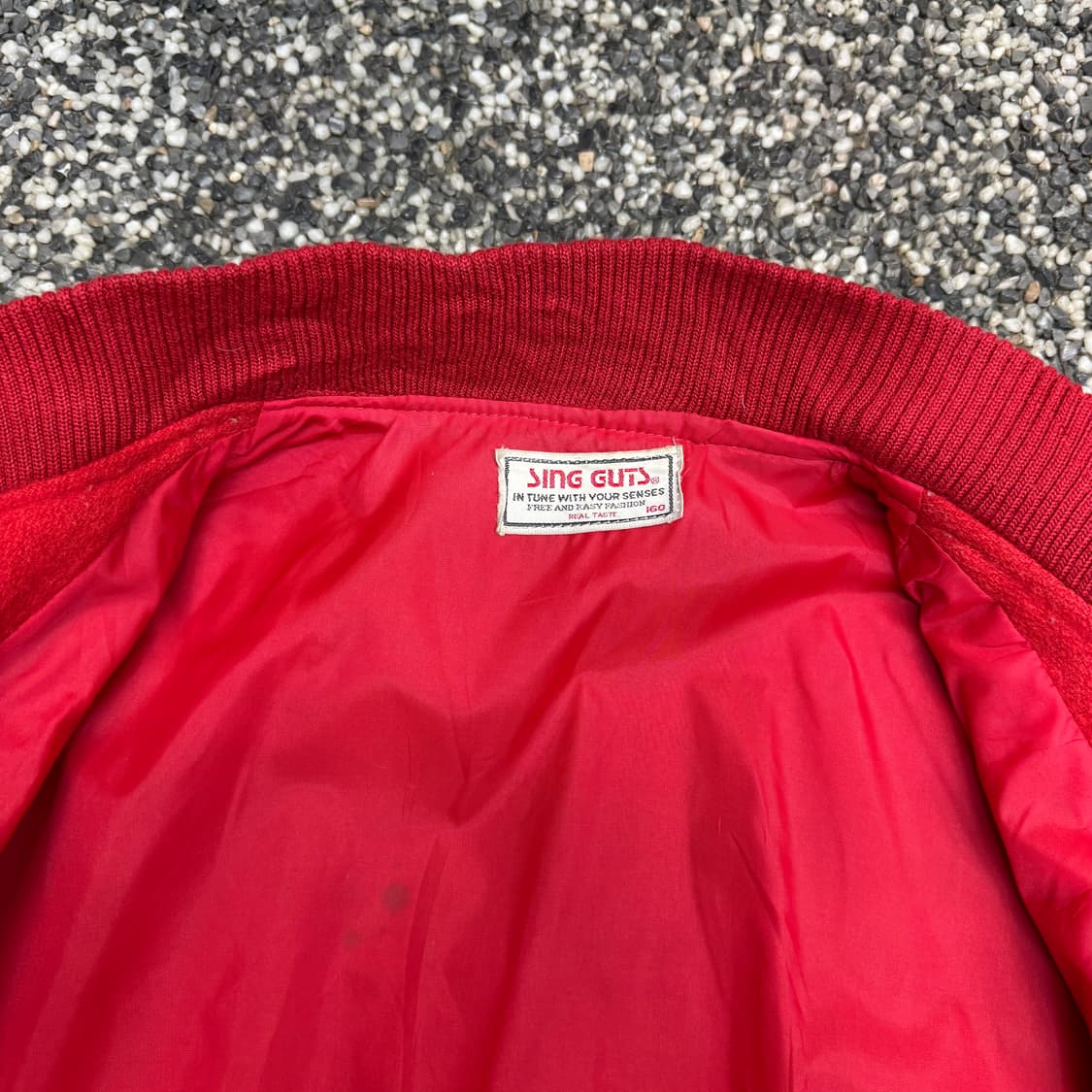 Sing Guts 우먼스 일본 빈티지 울 바시티 자켓 (S)    상품이미지7