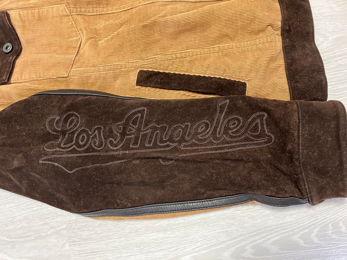 MLB 소가죽 골덴 자켓 105  상품이미지2