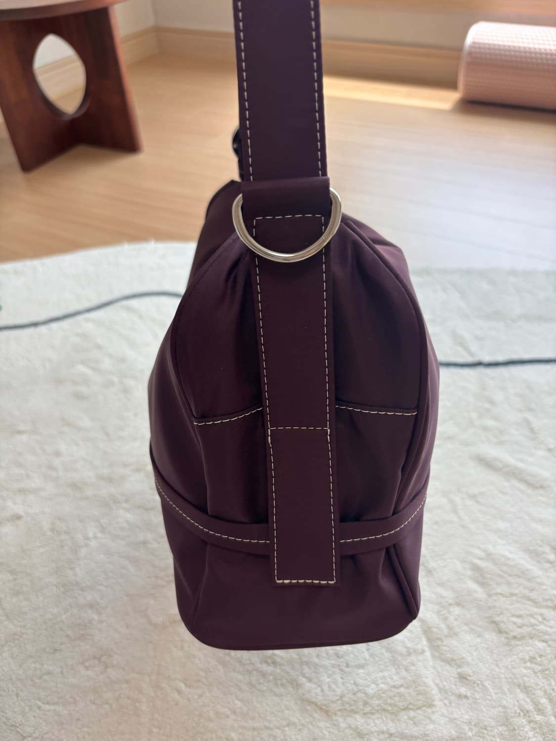 혜키 포티백 퍼플 poty bag purple 방수 나일론 숄더백 상품이미지7