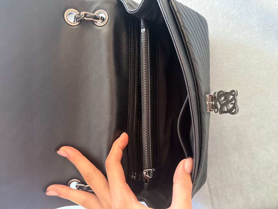 루이까또즈 퀼팅 블랙 숄더백 상품이미지2