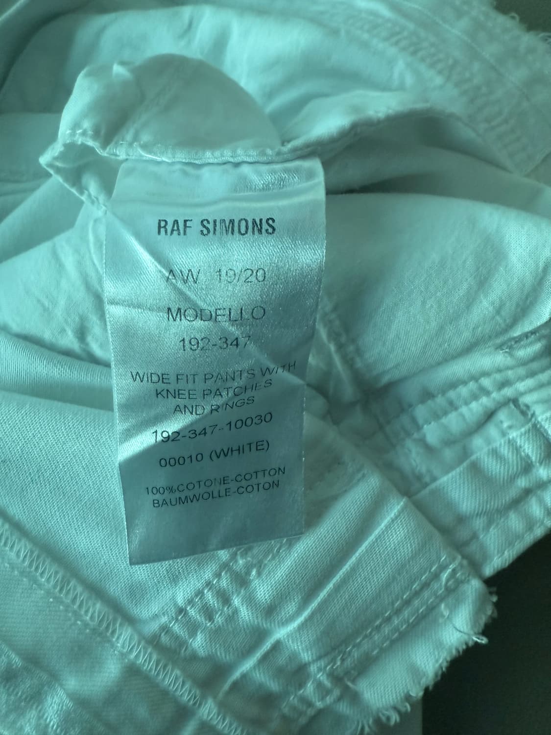 Raf simons panel ring pants 상품이미지6