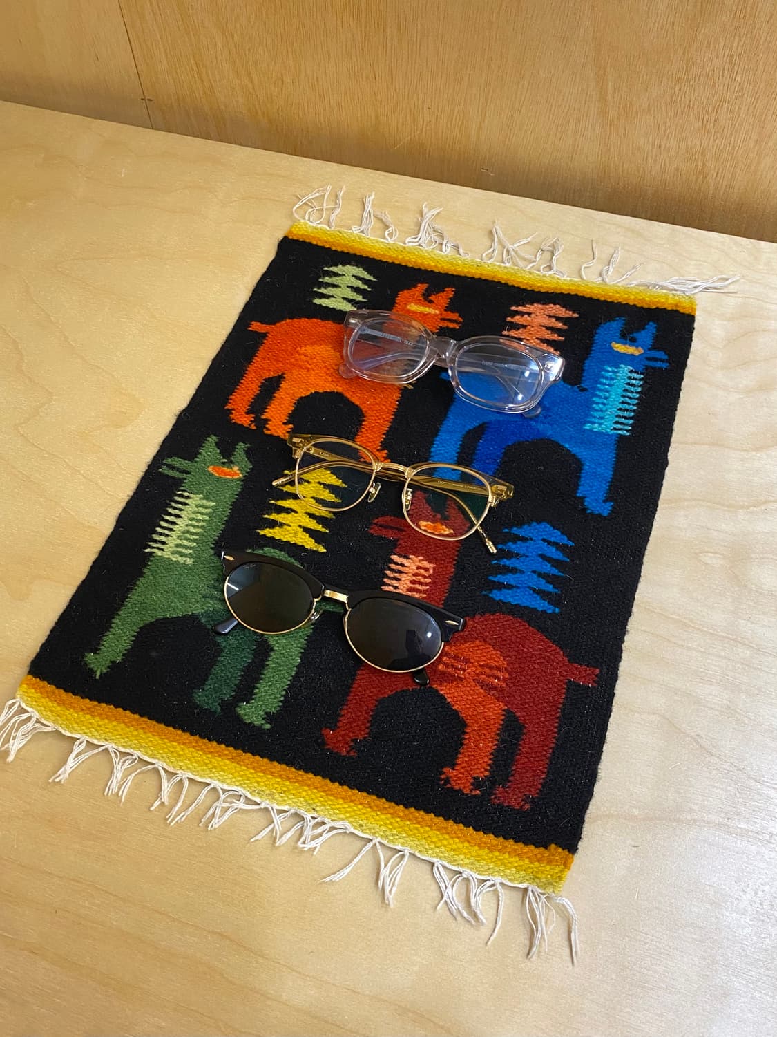 VTG hand made peru llama Rug 핸드메이드 러그 상품이미지6