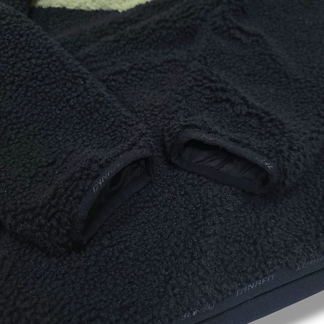 [M] 다이나핏 라이트 카키&블랙 후드 플리스 상품이미지7