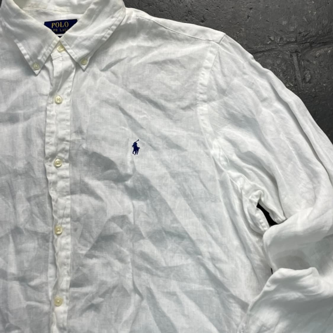 105 폴로 신형 화이트 린넨셔츠  상품이미지2