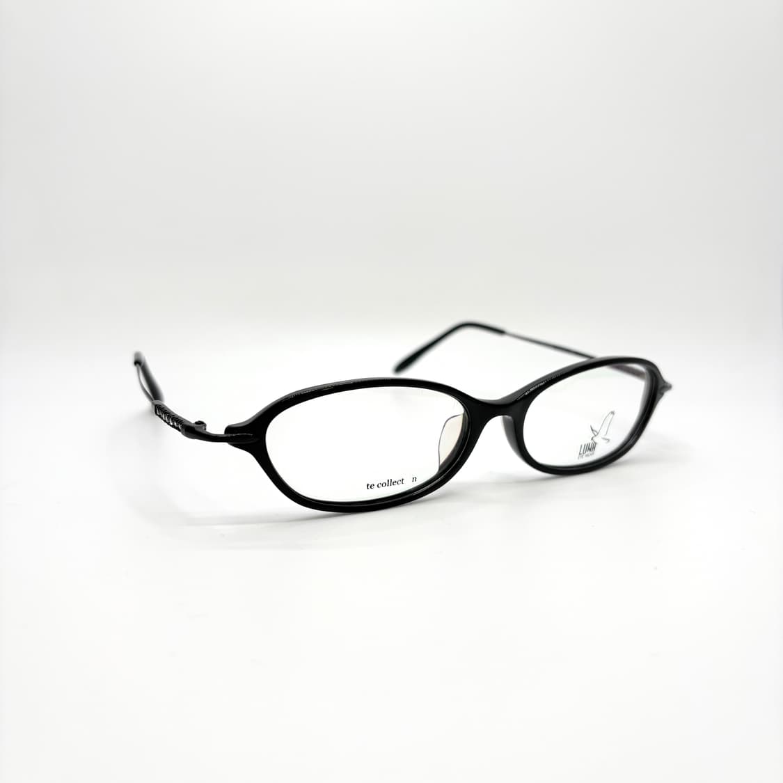 Luna 블랙 큐빅 빈티지 안경 상품이미지2